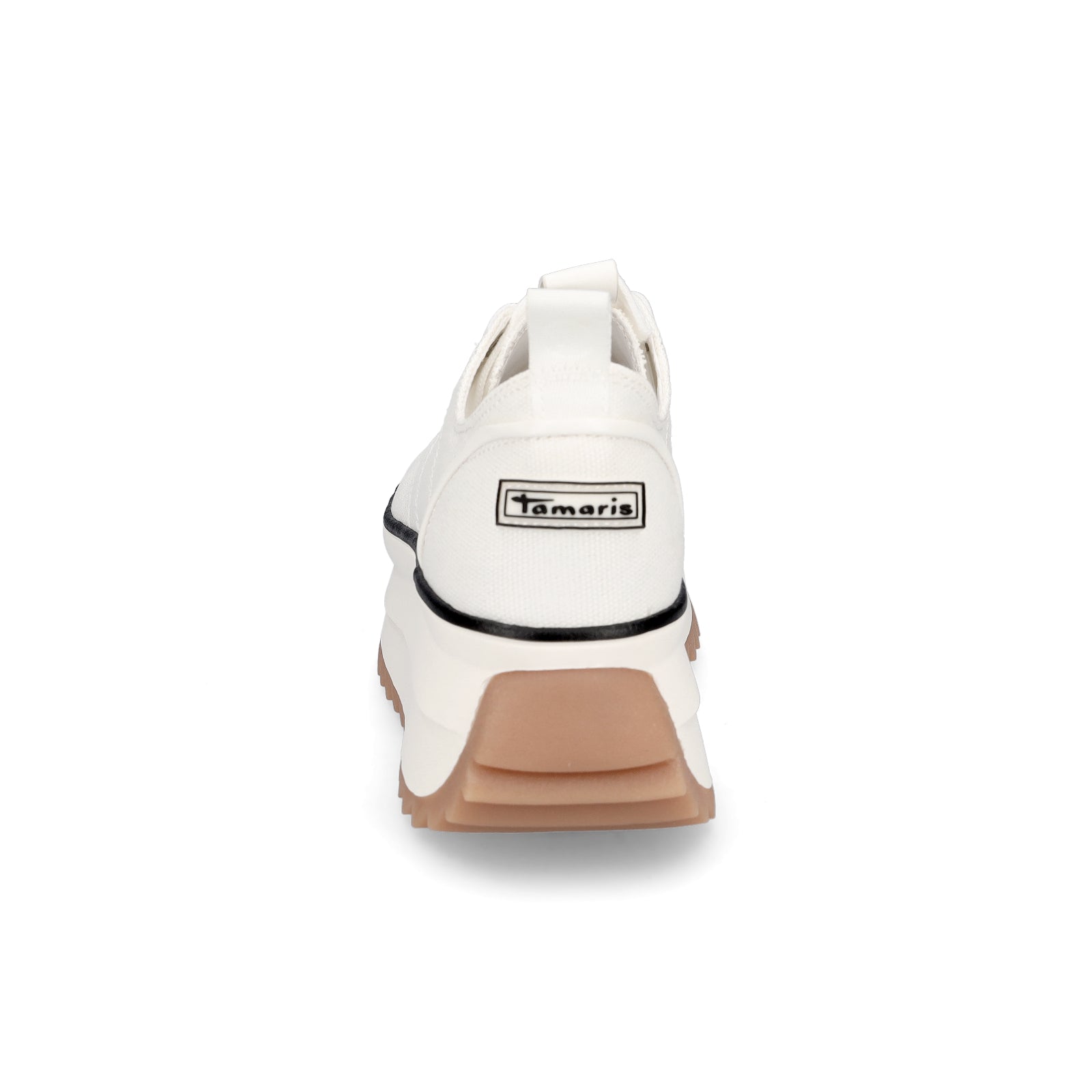 Tamaris Damen Plateau Sneaker weiß