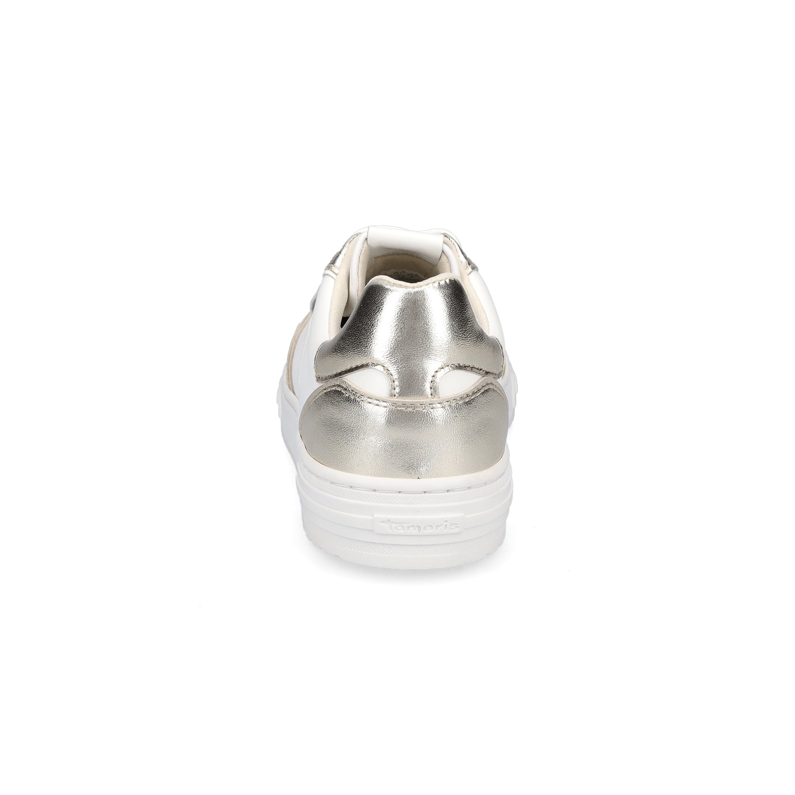 Tamaris Damen Sneaker weiß gold
