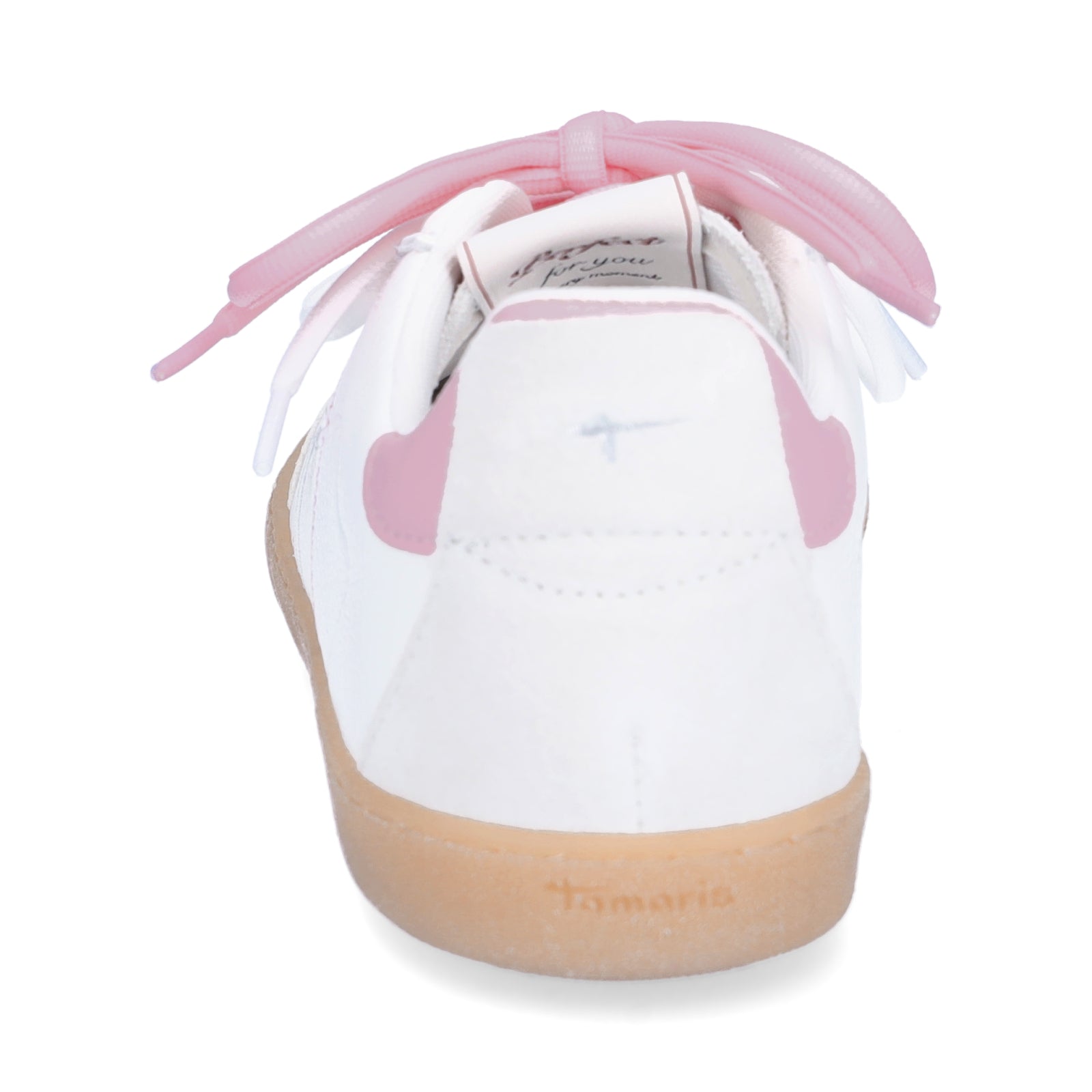 Tamaris Damen Sneaker weiß rosa