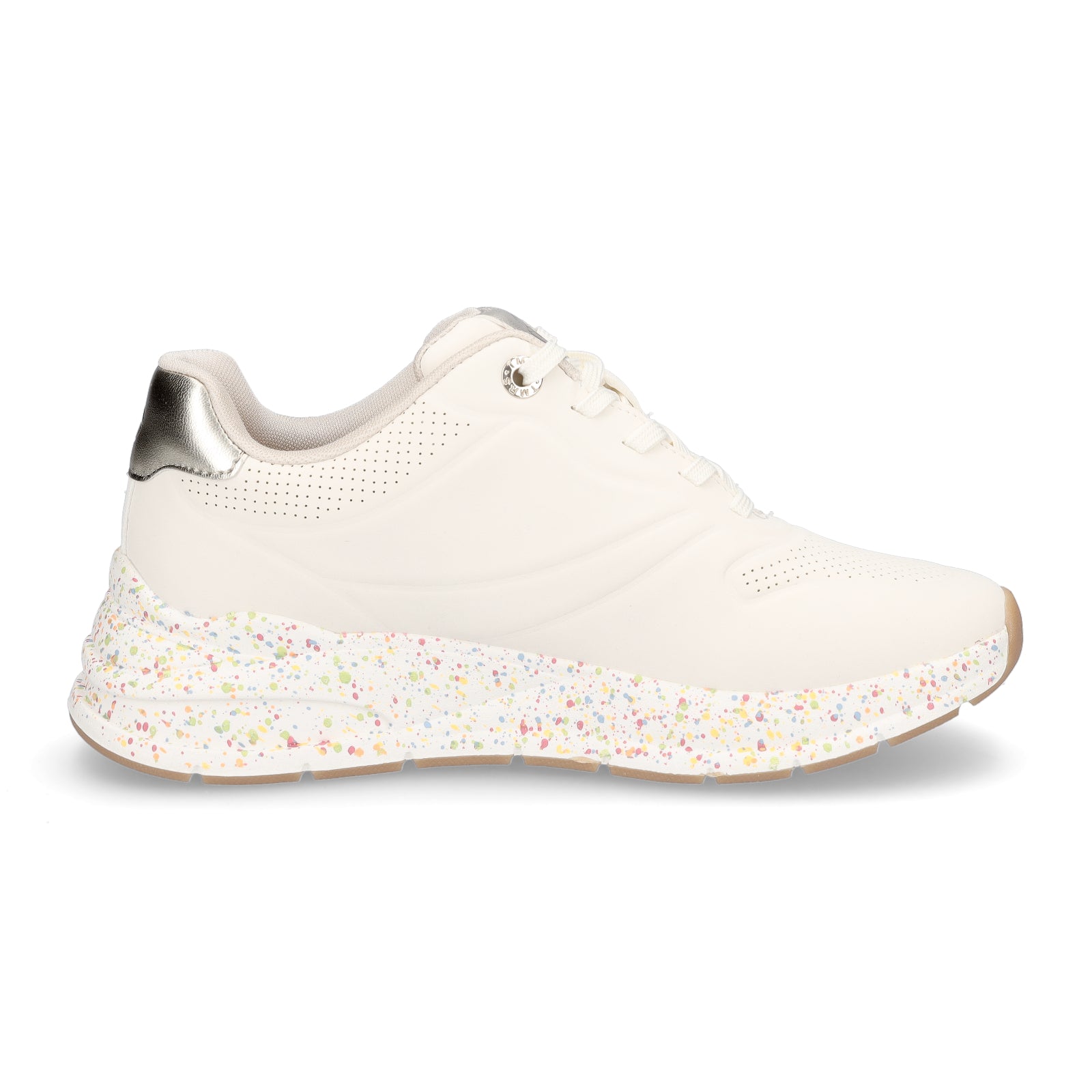 Tamaris Damen Sneaker beige gold