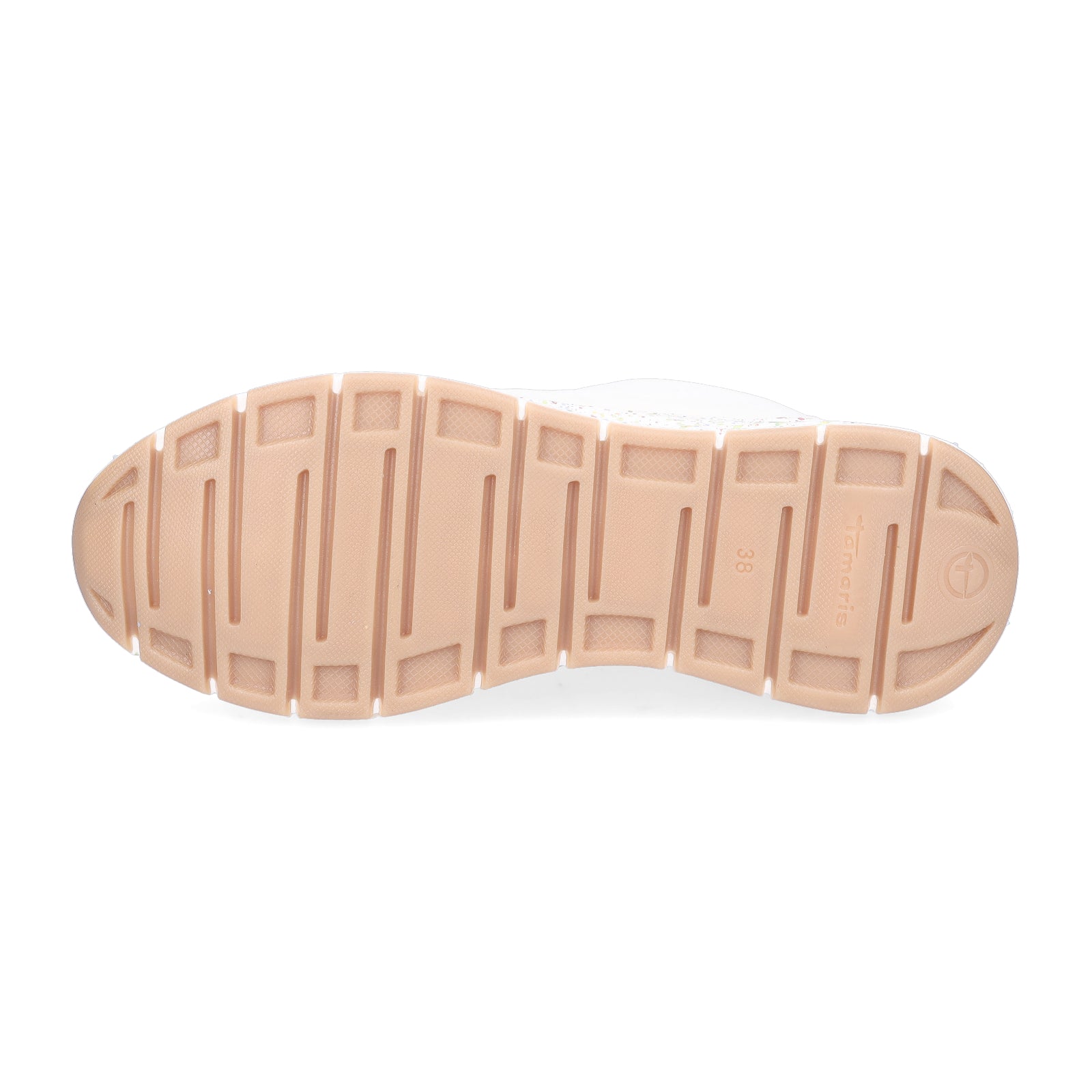 Tamaris Damen Sneaker beige gold