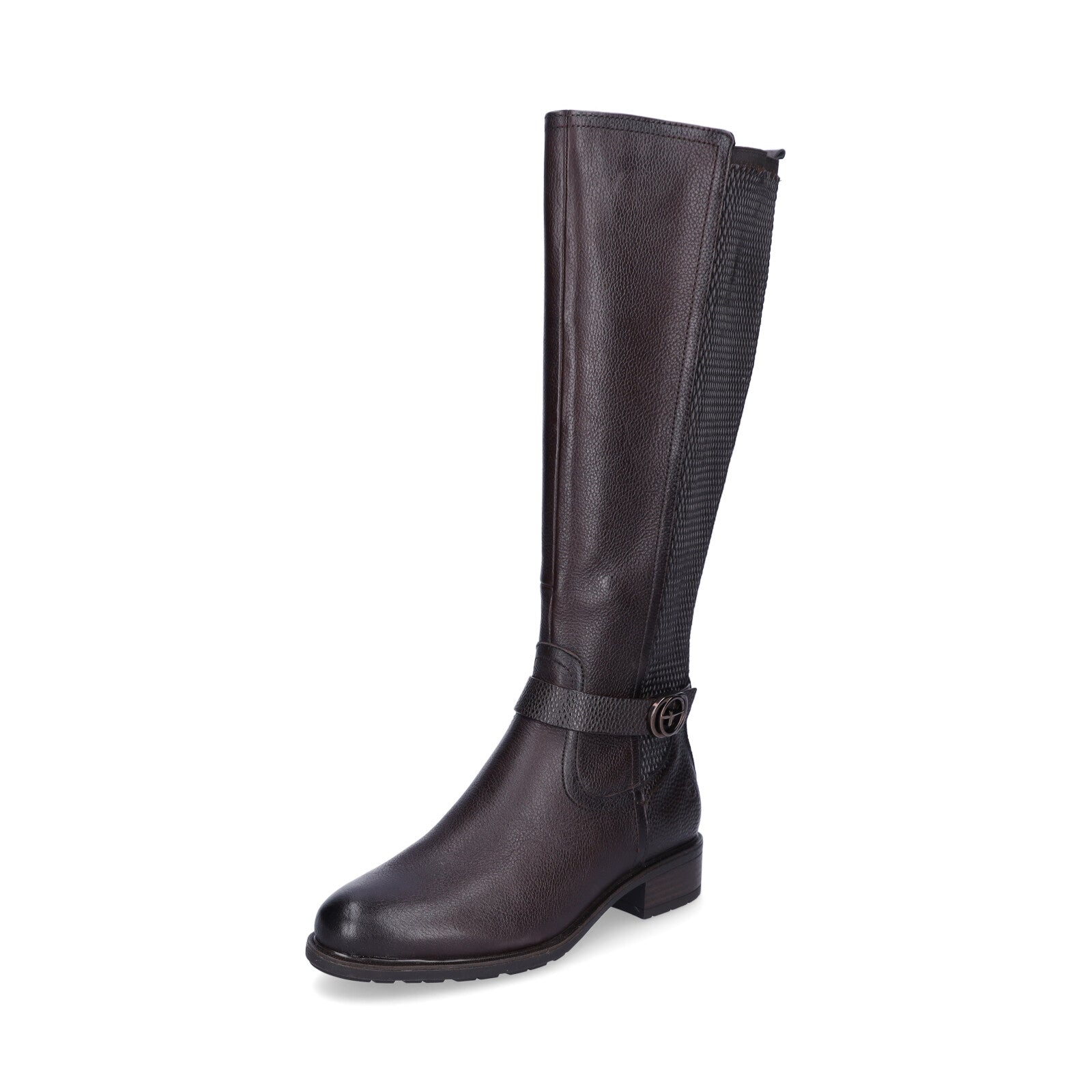 Tamaris Damen Stiefel dunkelbraun