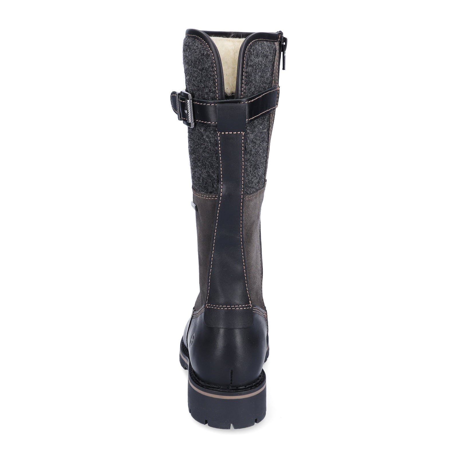 Tamaris Damen Stiefel schwarz combi