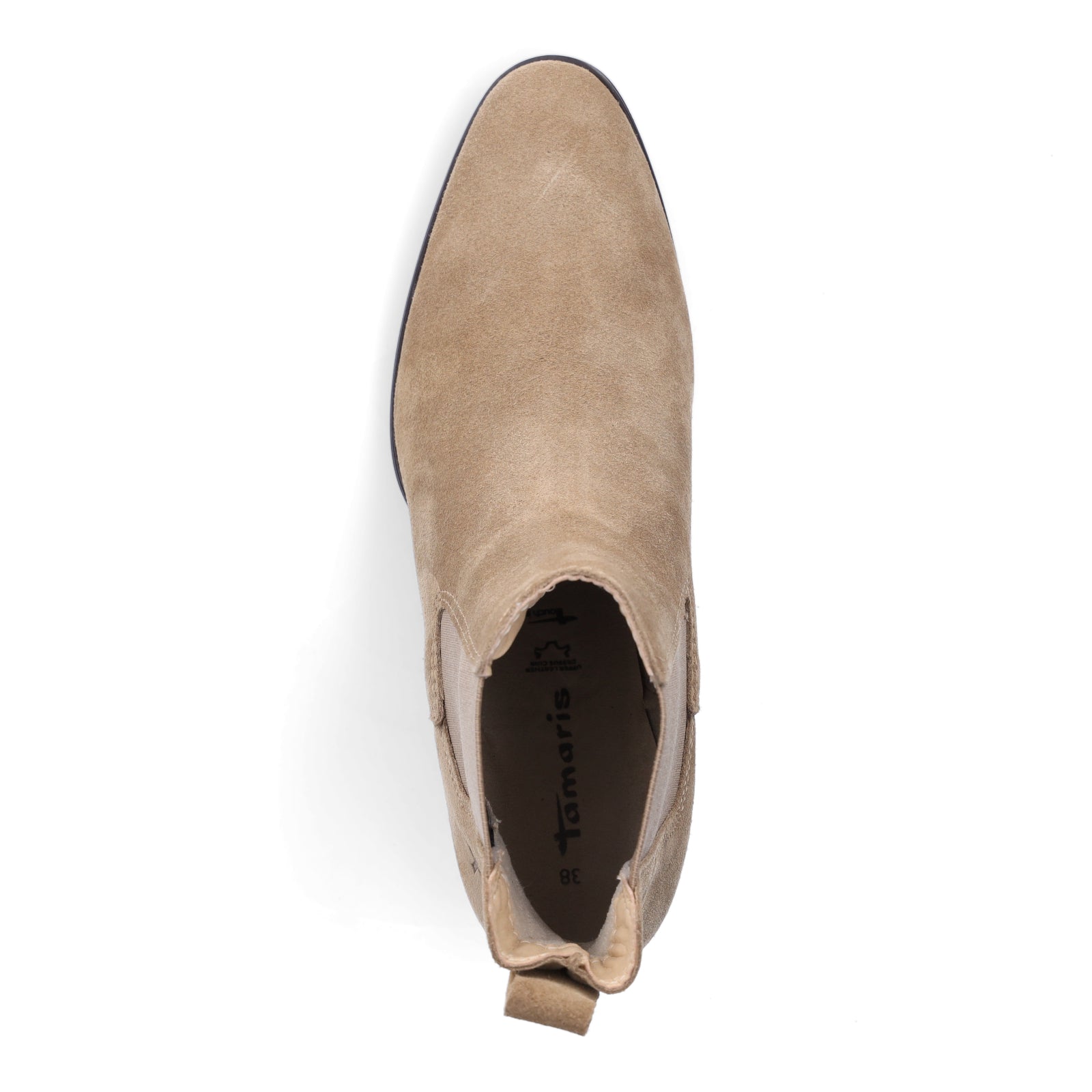 Tamaris women's ankle boots beige