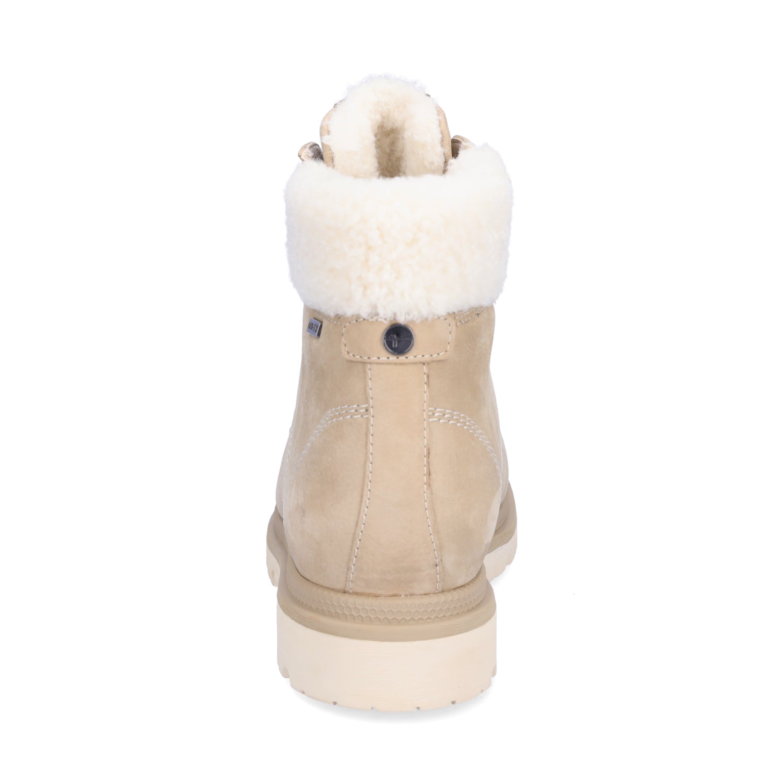 Tamaris women's lace-up boot beige