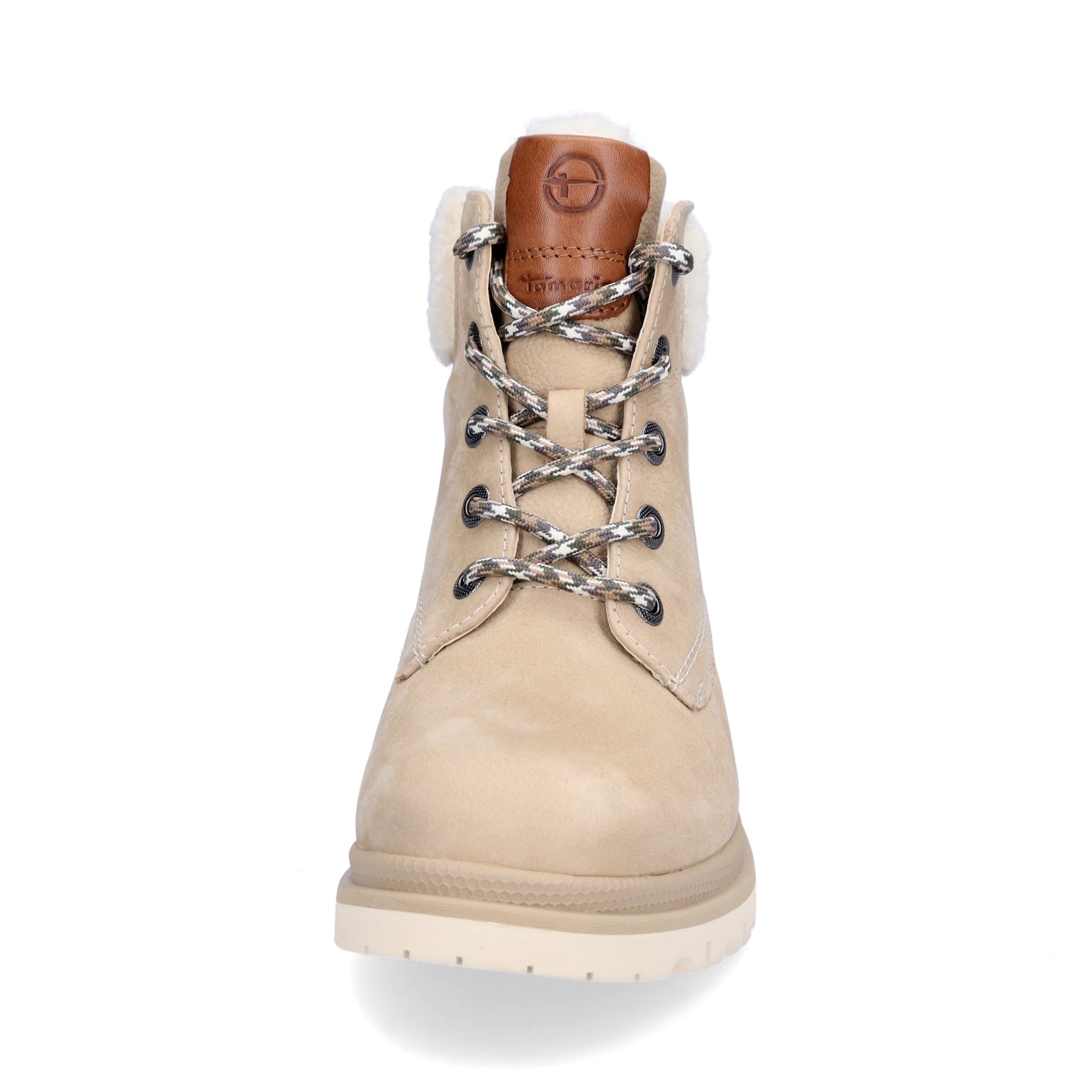 Tamaris Damen Schnürboot beige