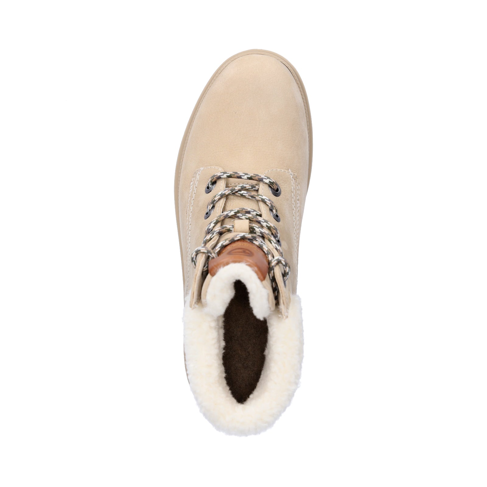 Tamaris Damen Schnürboot beige