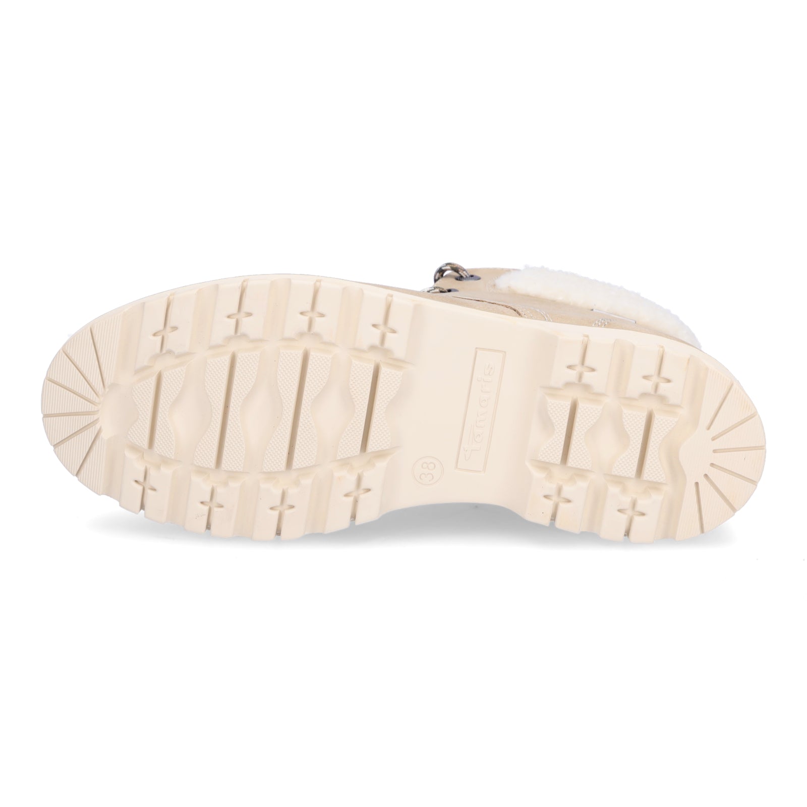 Tamaris Damen Schnürboot beige
