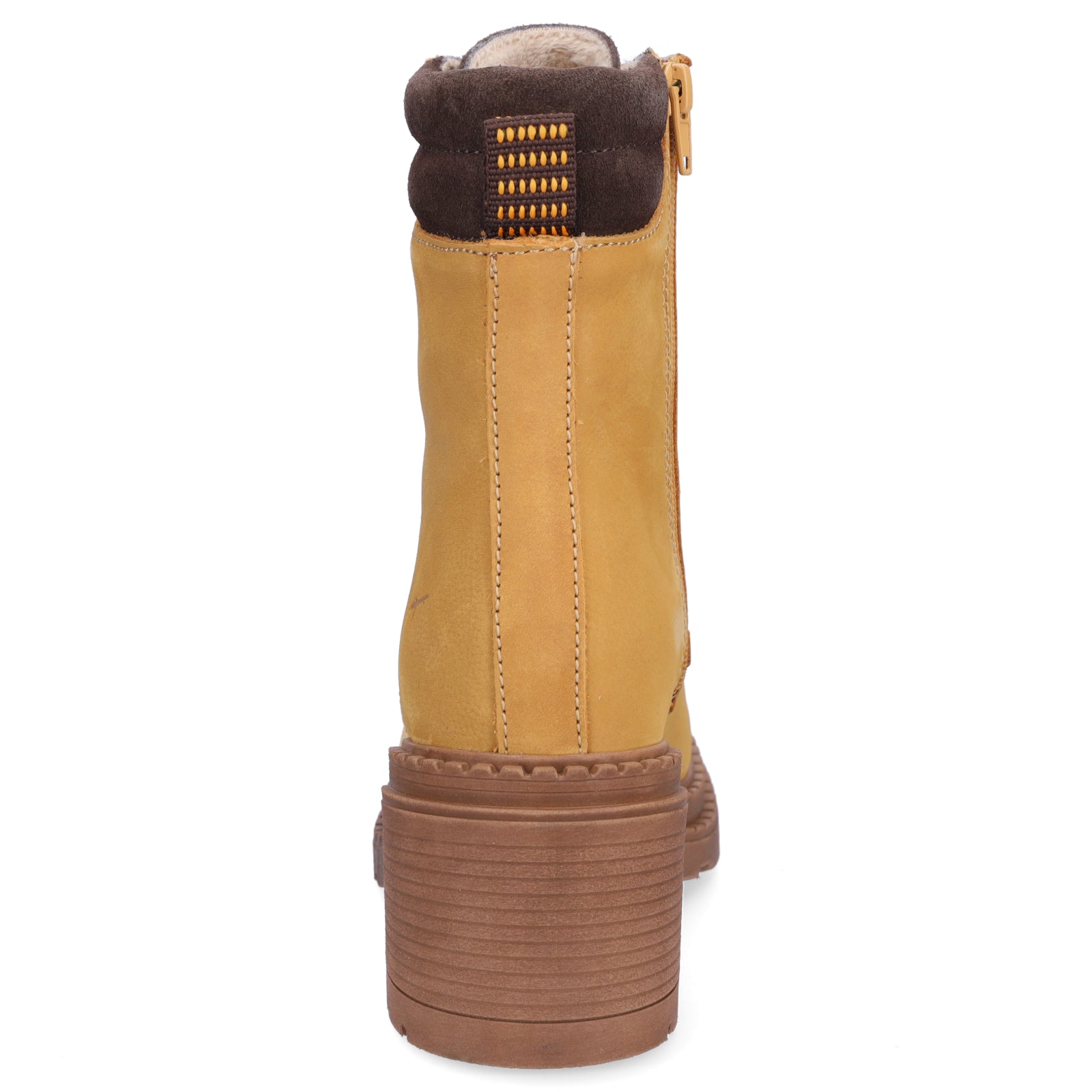 Tamaris Damen Schnürstiefelette ocker