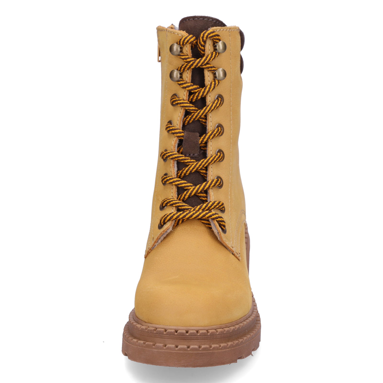 Tamaris Damen Schnürstiefelette ocker