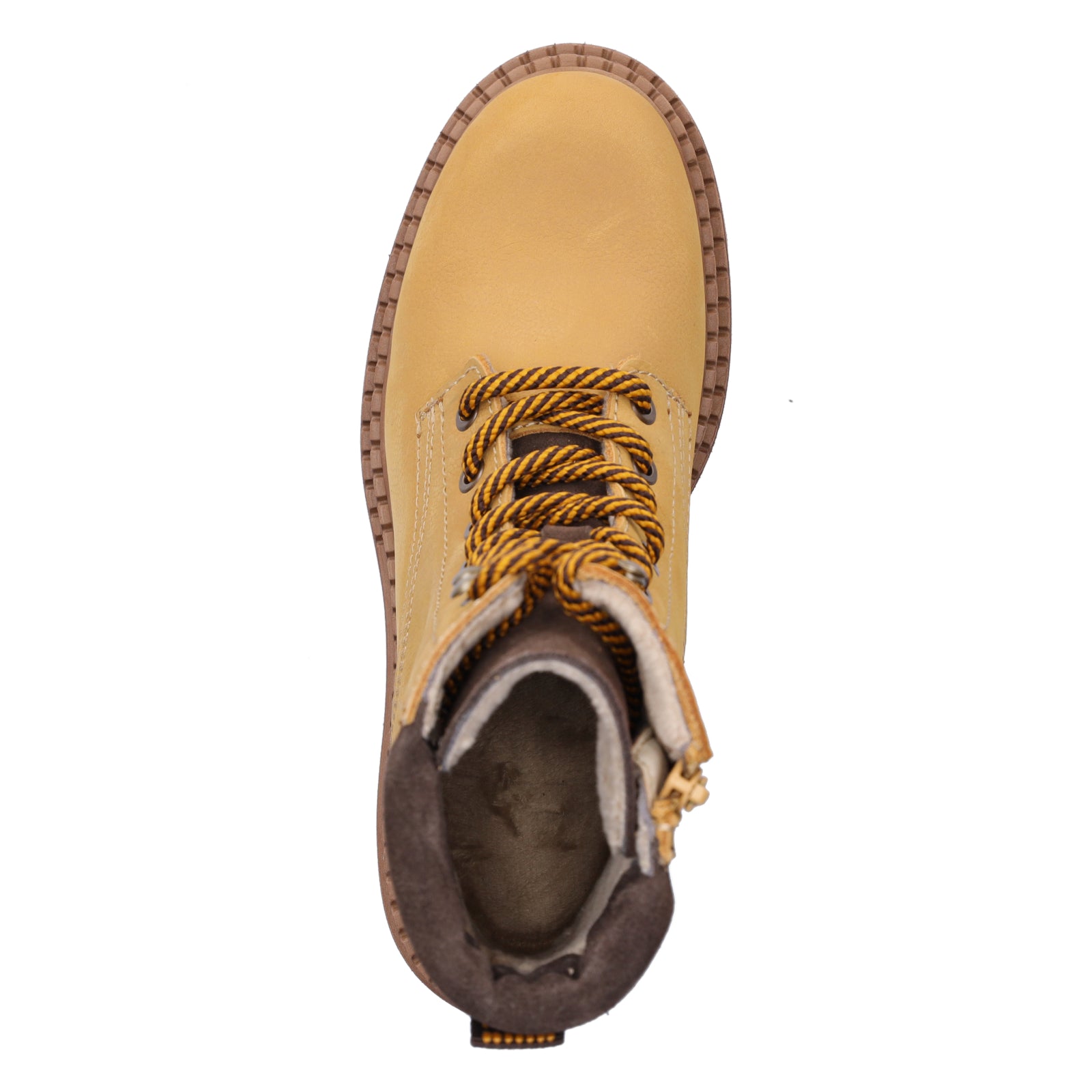 Tamaris Damen Schnürstiefelette ocker