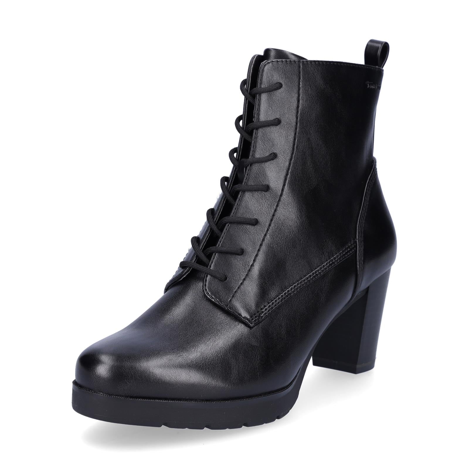 Tamaris Damen Schnür Stiefelette schwarz