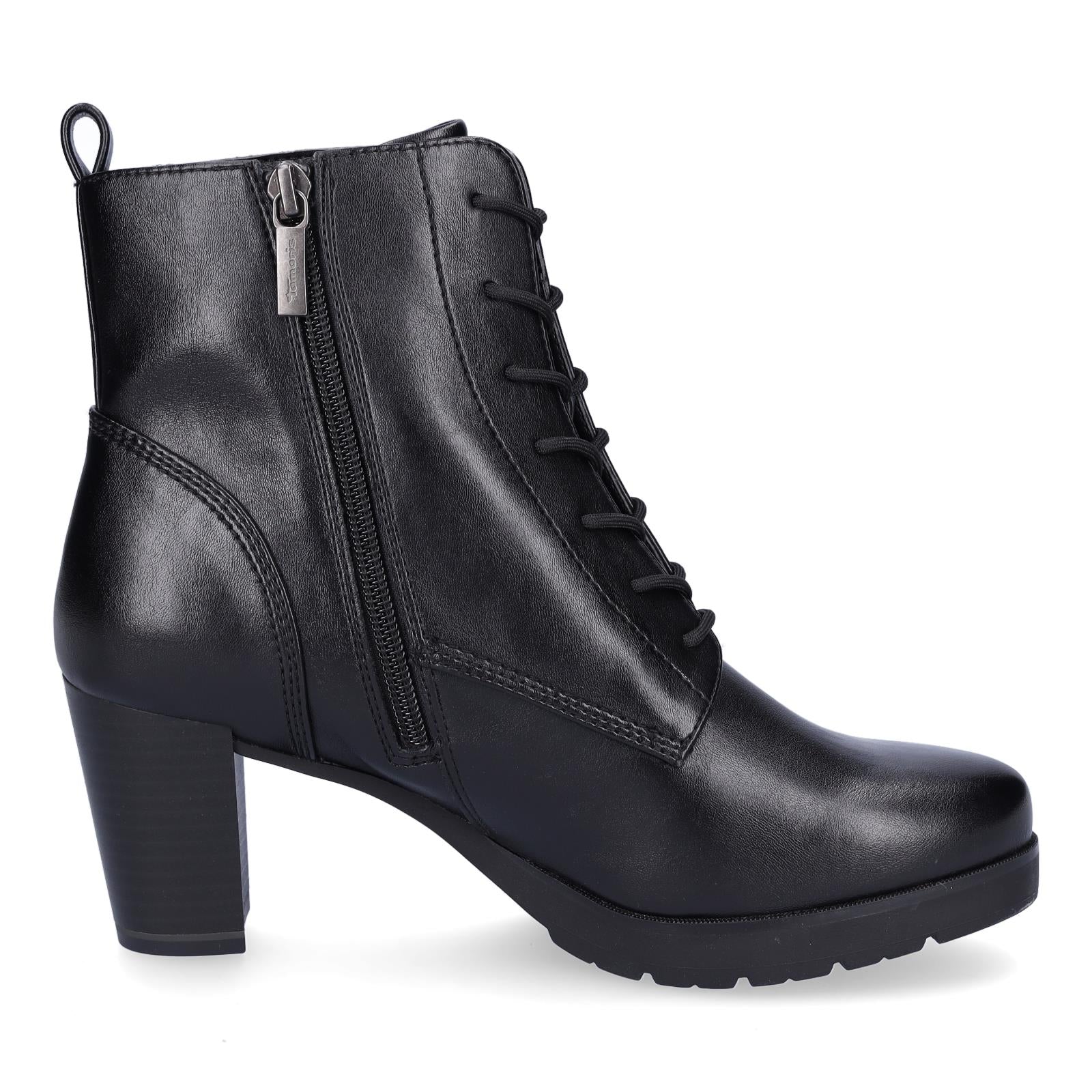 Tamaris Damen Schnür Stiefelette schwarz