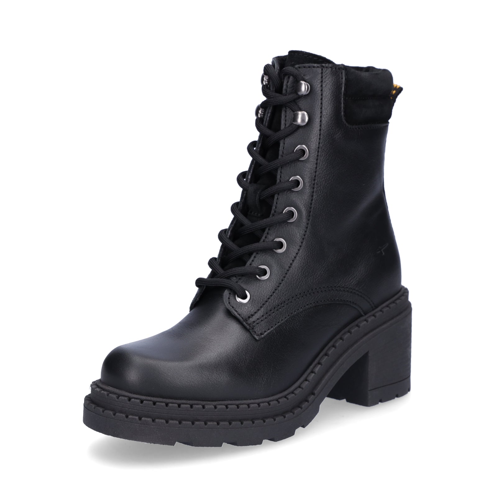 Tamaris Damen Schnürstiefelette schwarz