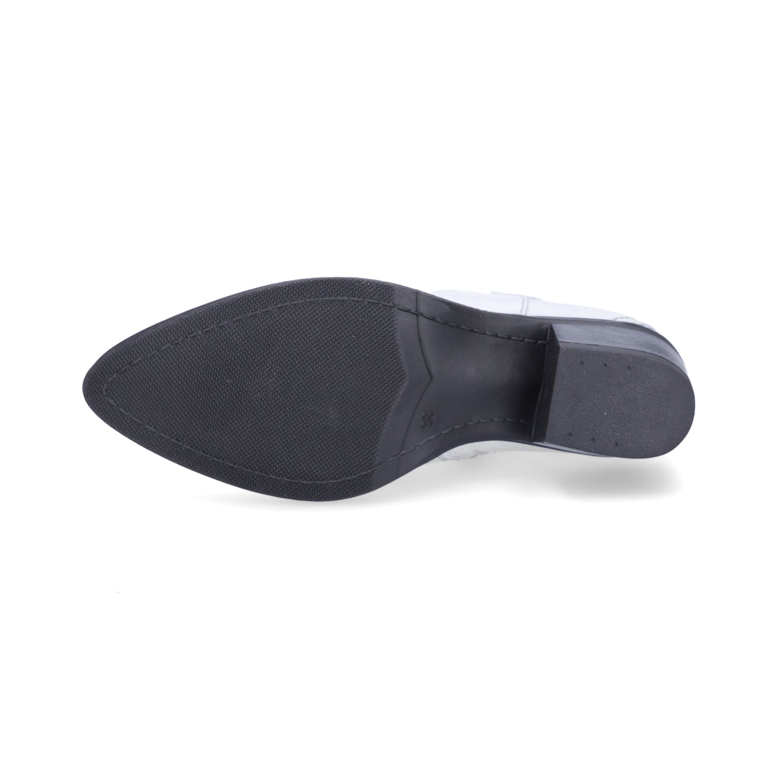 Tamaris Damen Leder Stiefelette silber