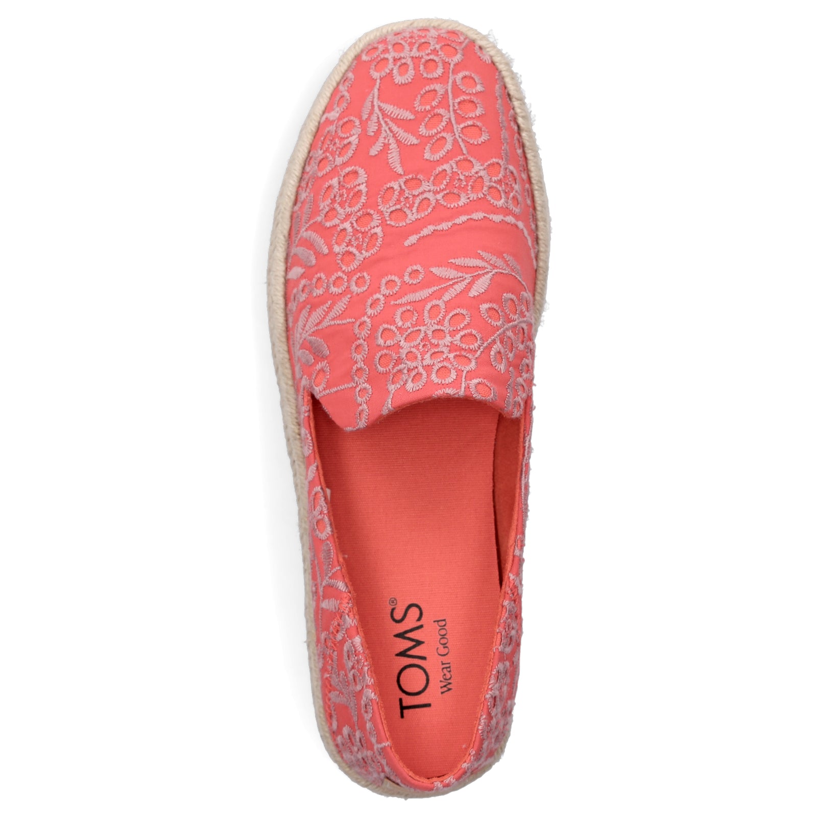Toms Damen Espadrille Carolina rot