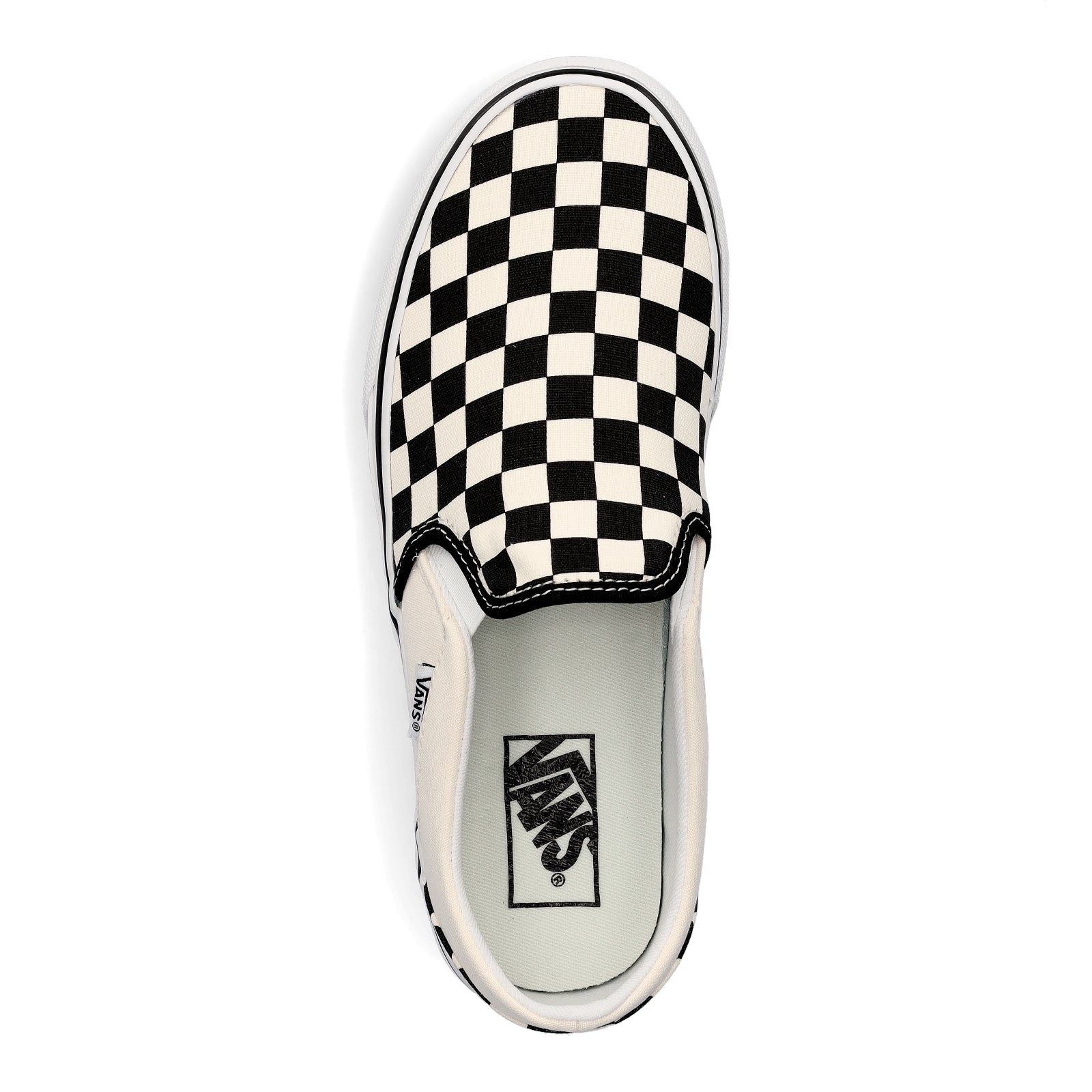 Vans women's slip-on Asher Checkerboard cream