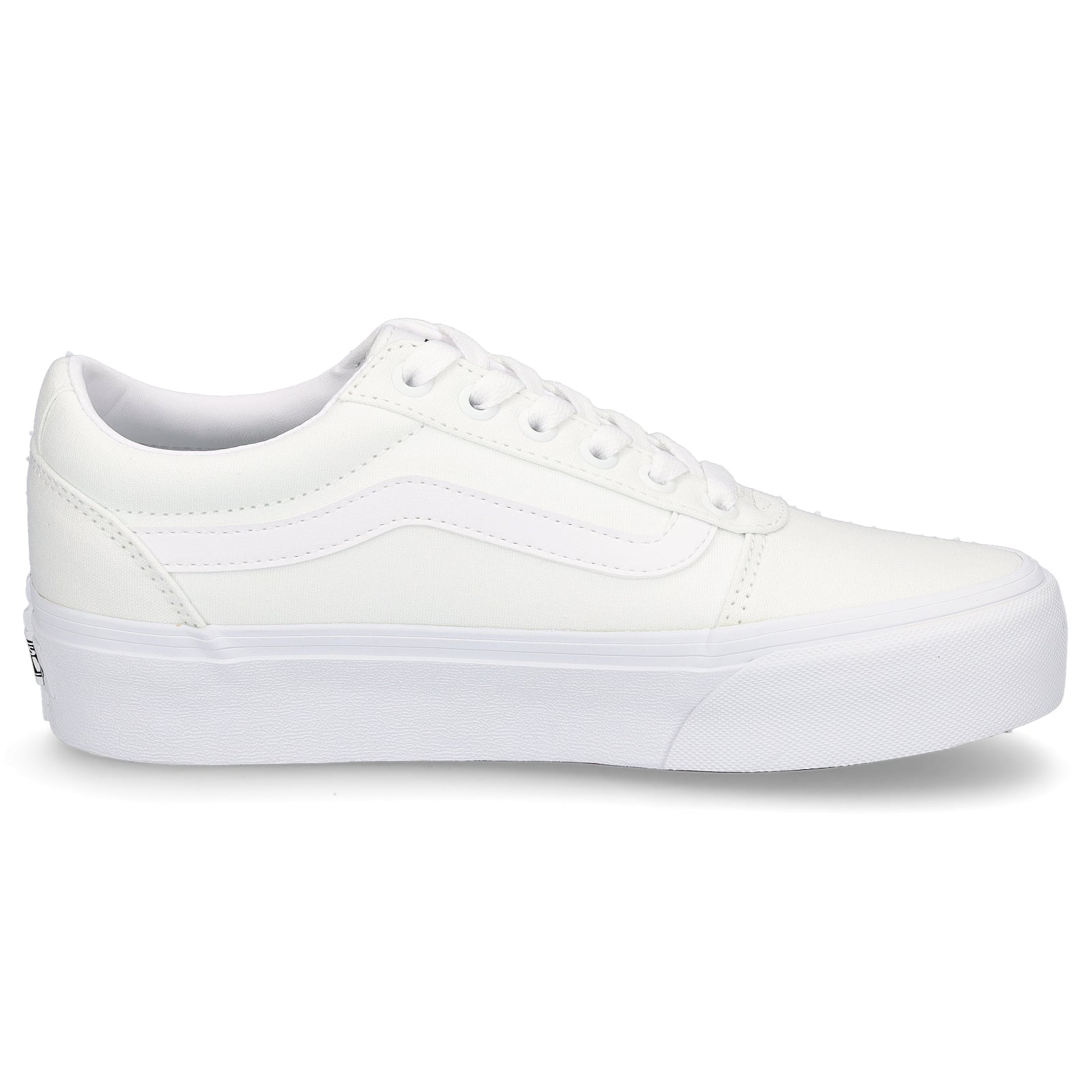 Vans Women's Ward Platform Sneaker Off White