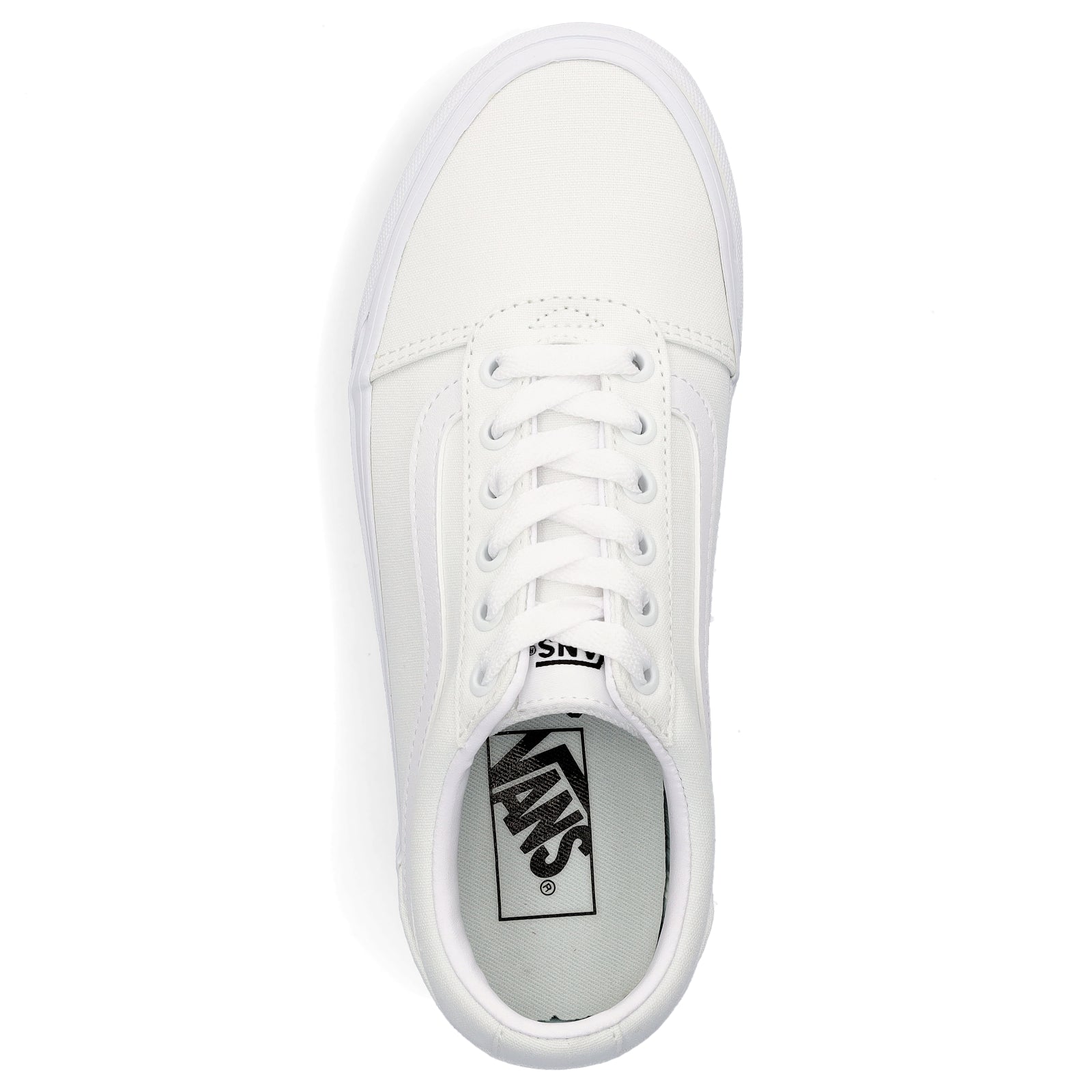 Vans Women's Ward Platform Sneaker Off White