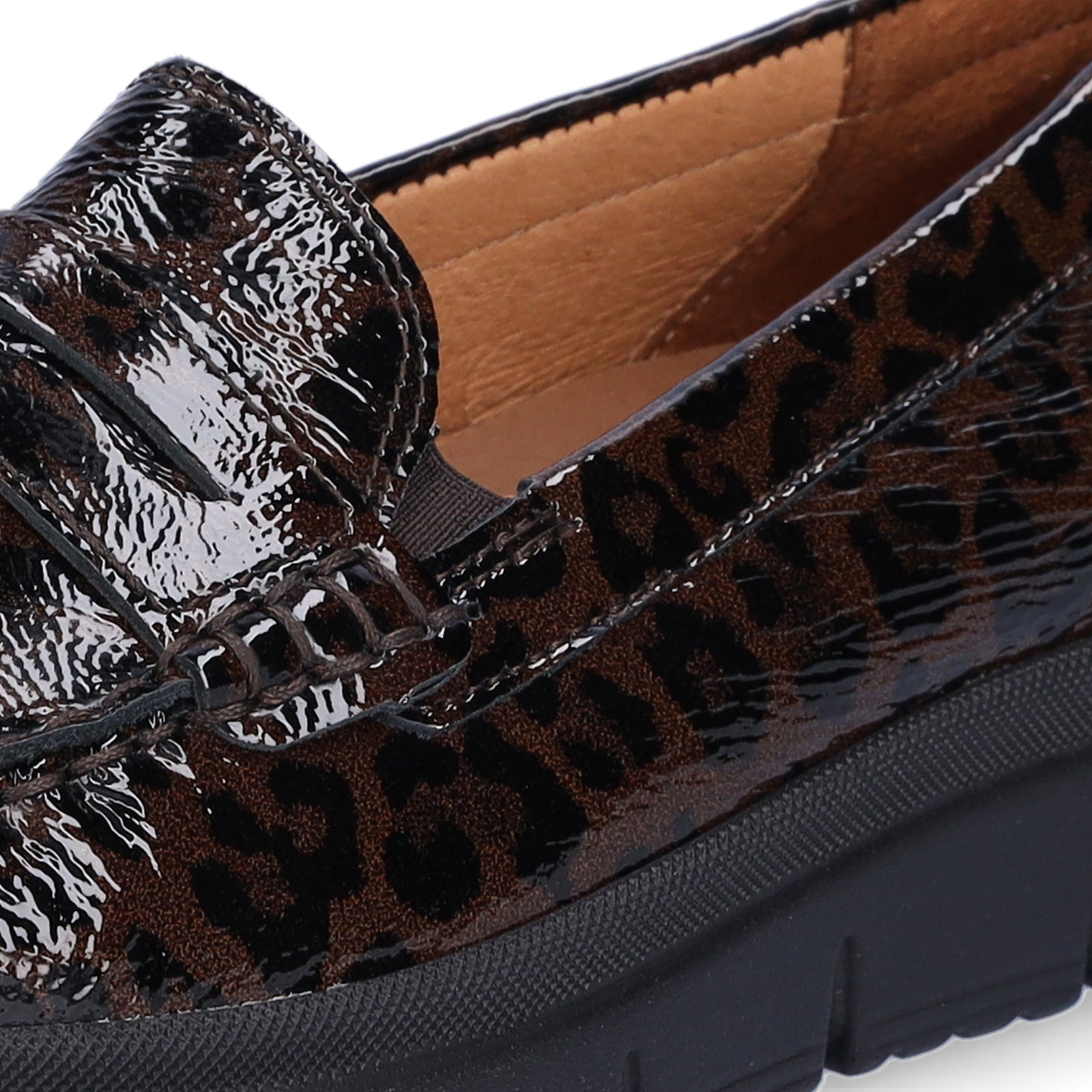 Waldläufer Damen Slipper Pina braun leo