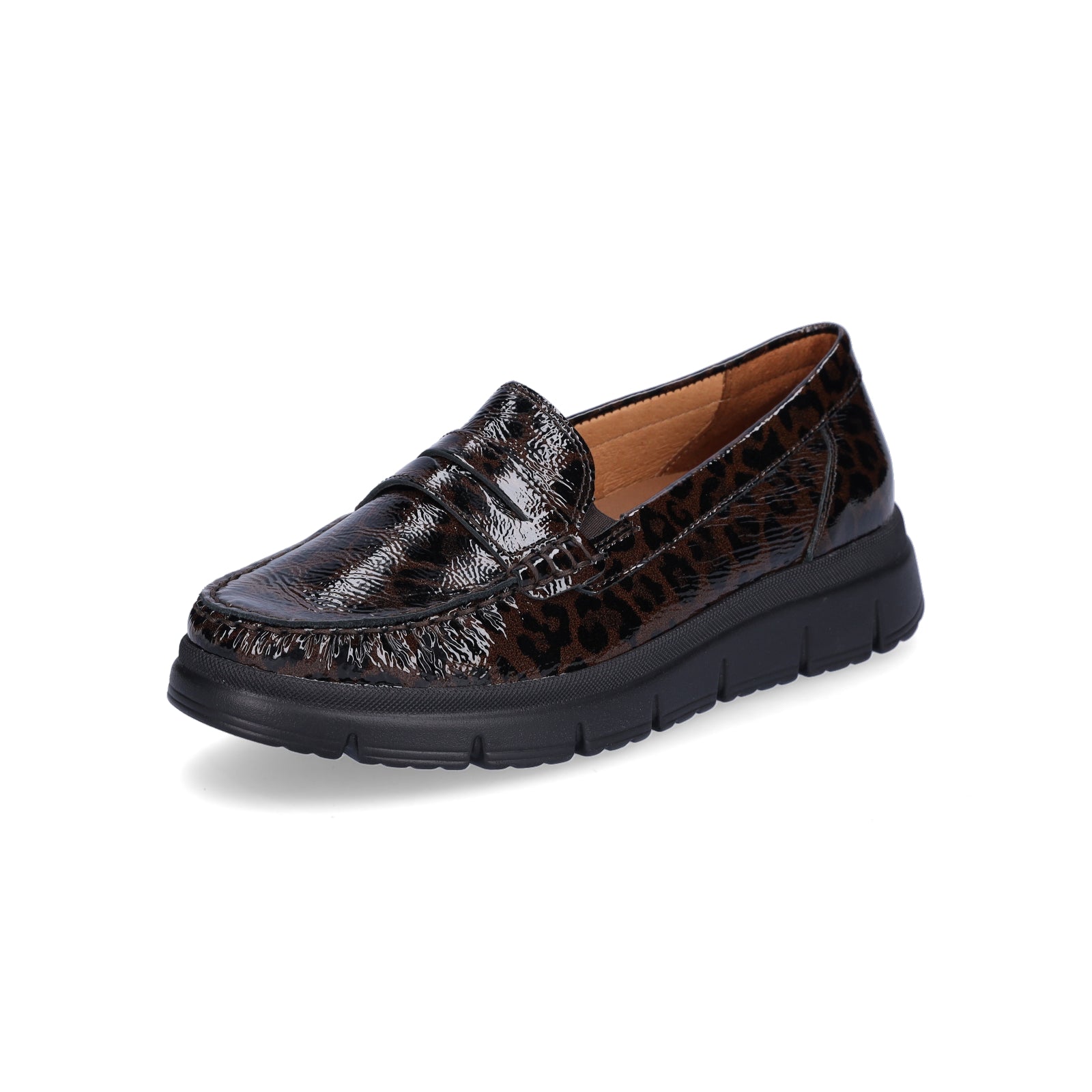 Waldläufer Damen Slipper Pina braun leo
