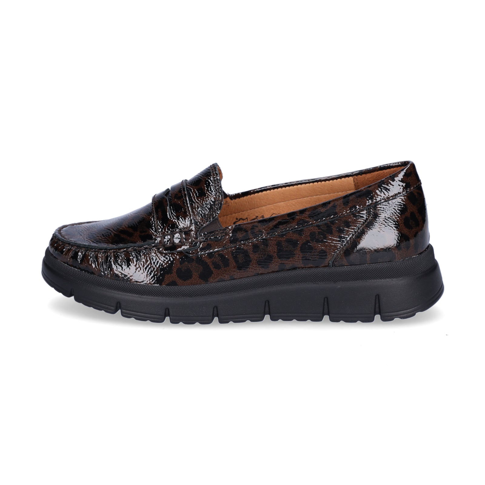 Waldläufer Damen Slipper Pina braun leo