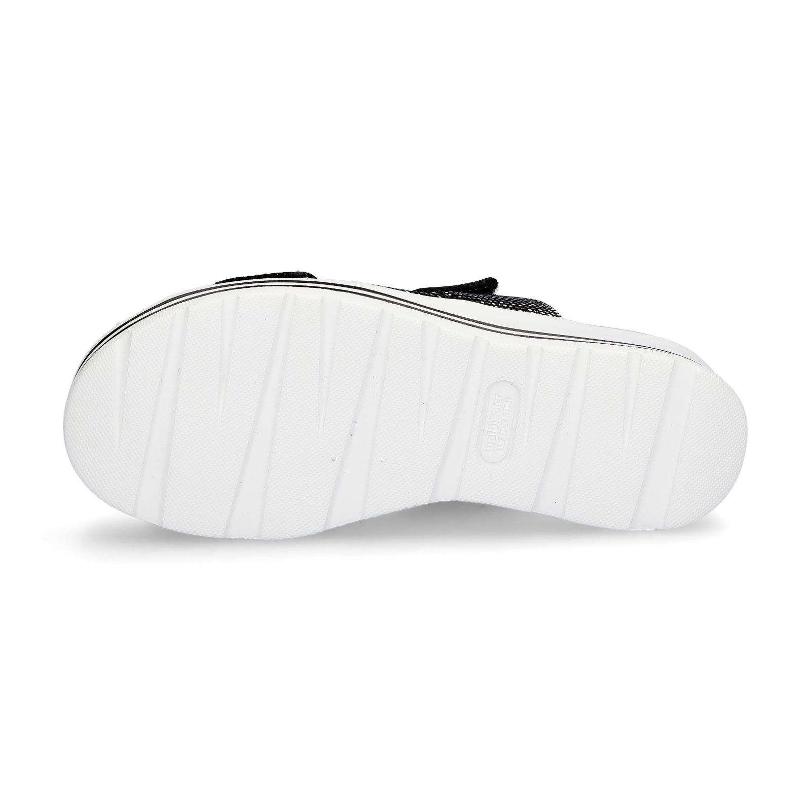 Waldläufer Damen Pantolette Michelle schwarz weiß