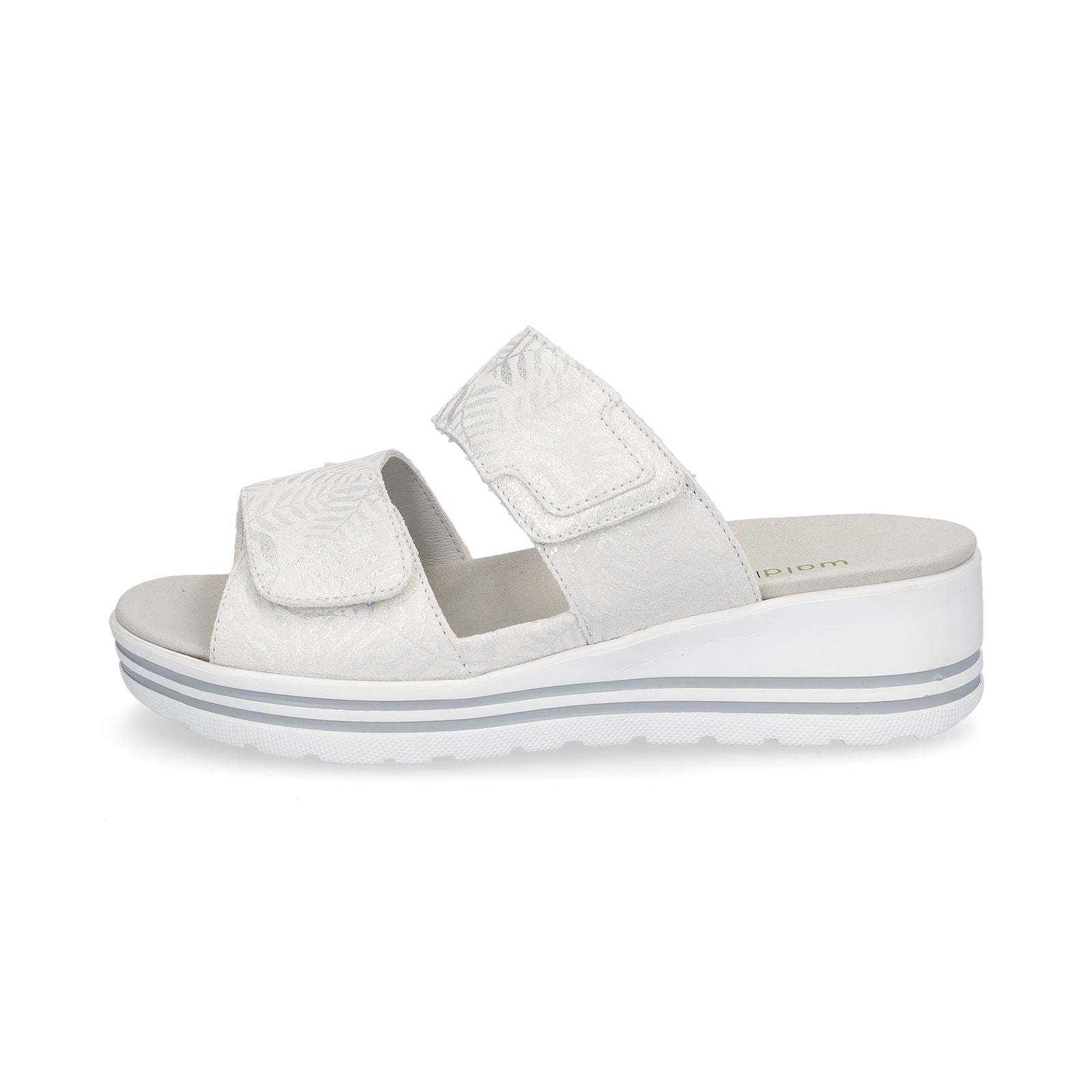 Waldläufer Damen Pantolette Michelle grau silber