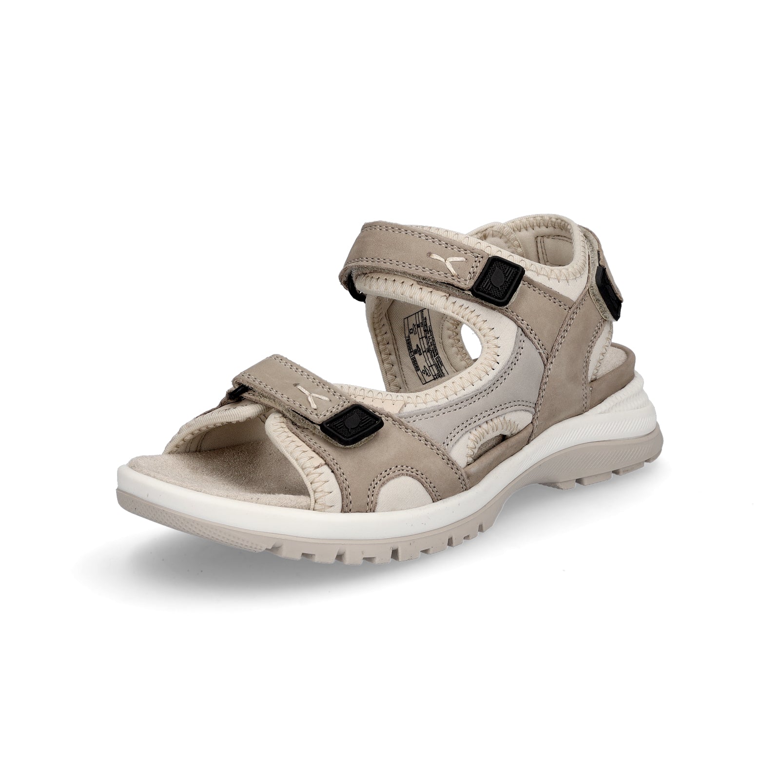 Waldläufer Women's Trekking Sandal H-Sora Beige