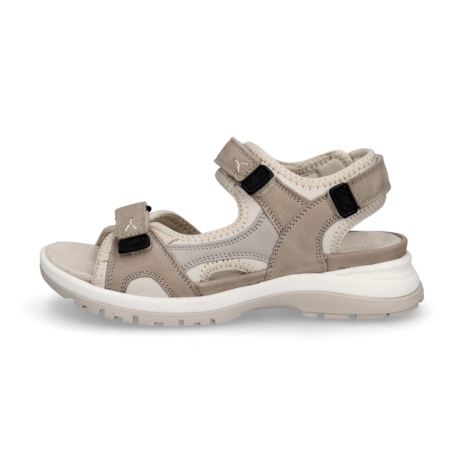 Waldläufer Women's Trekking Sandal H-Sora Beige