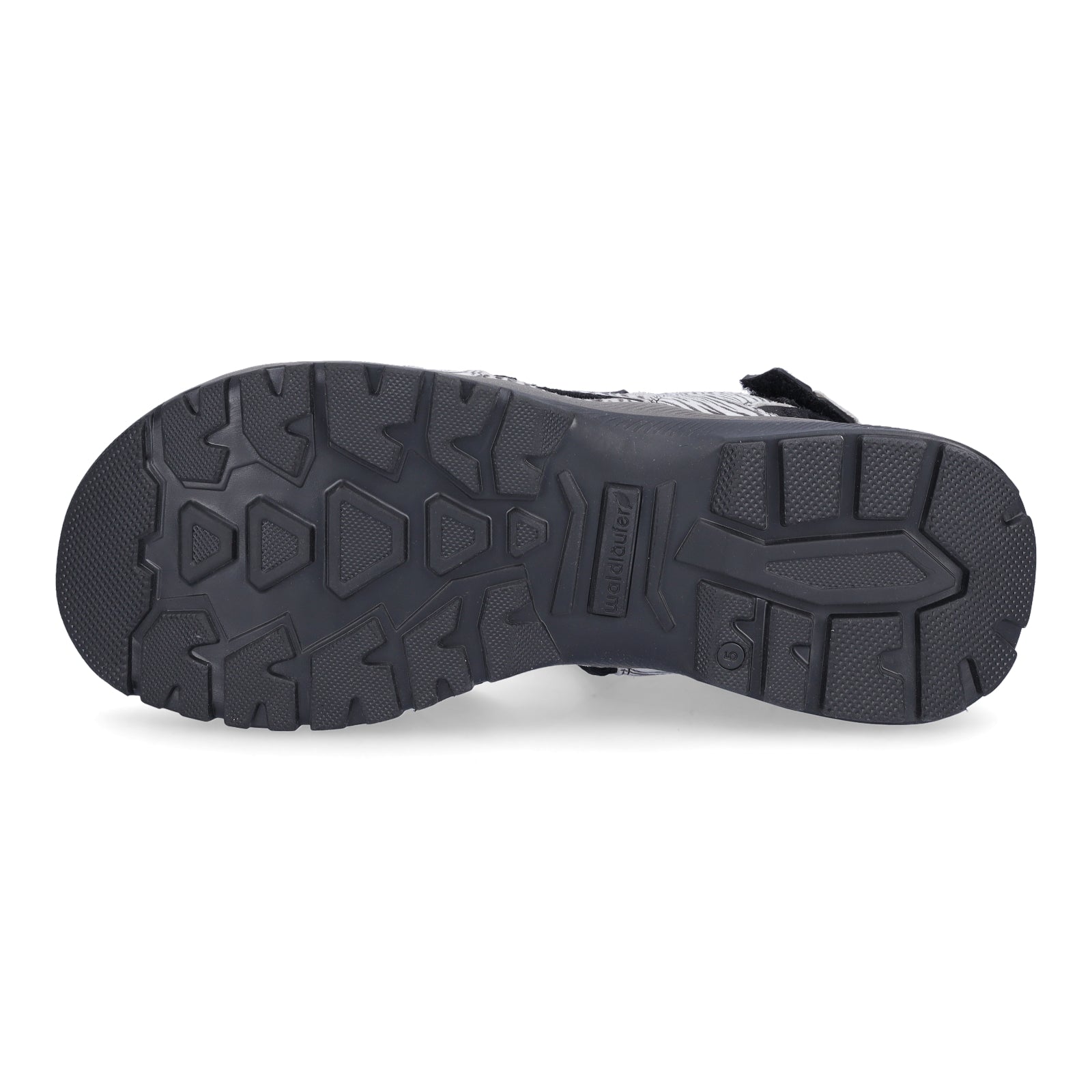 Waldläufer Women's Trekking Sandal H-Sora Zebra