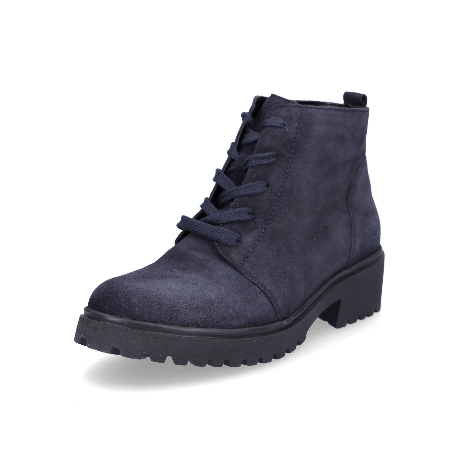 Waldläufer Damen Schnürstiefelette Luise dunkelblau