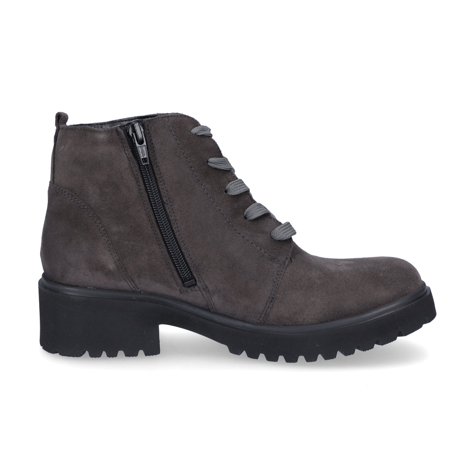 Waldläufer Damen Schnürstiefelette Luise grau