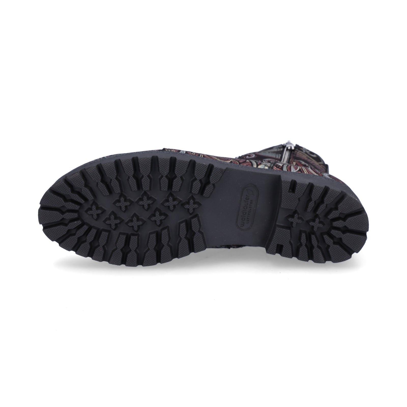 Waldläufer Damen Schnürstiefelette schwarz multi