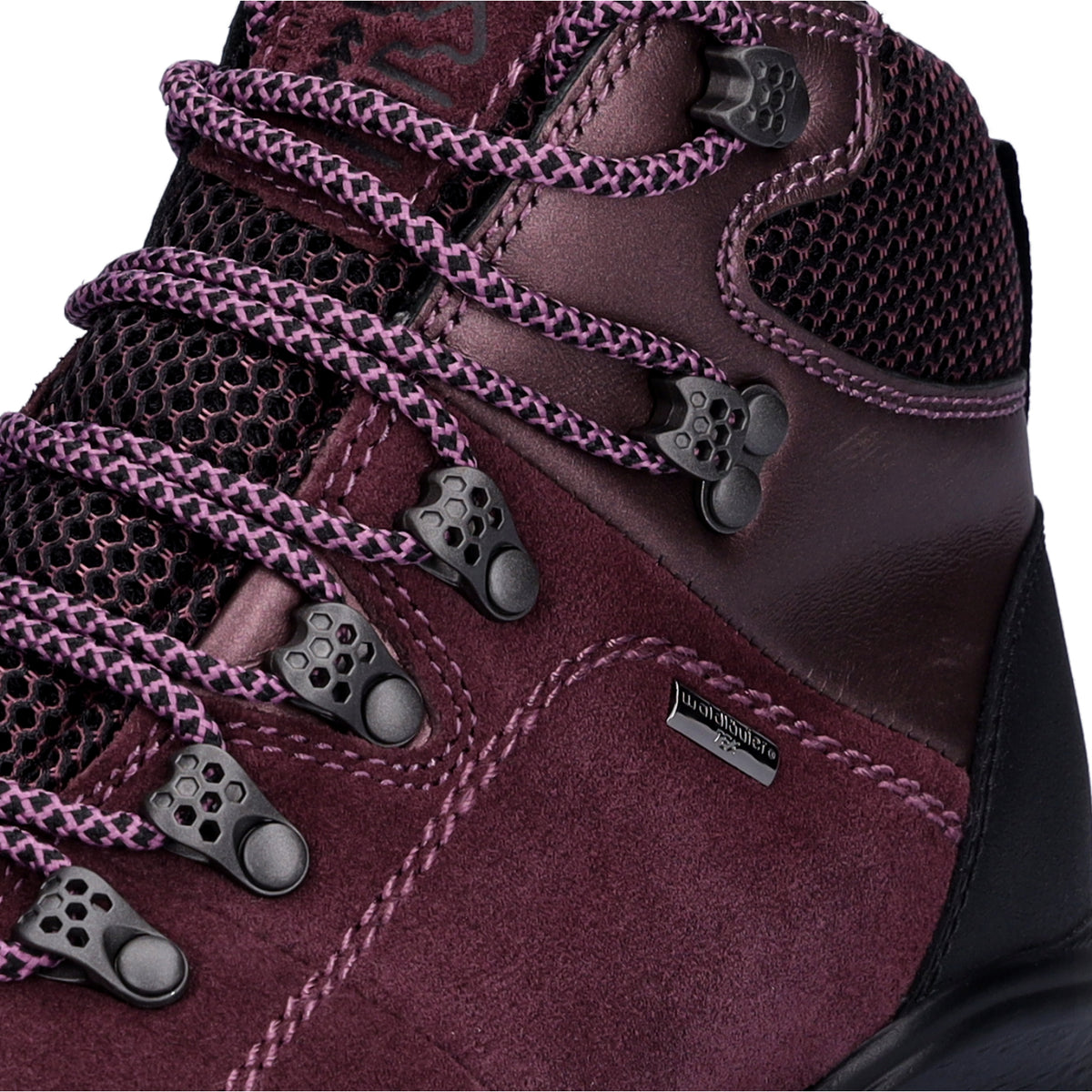 Waldläufer Women's Lace-up Boot Amiata Bordeaux