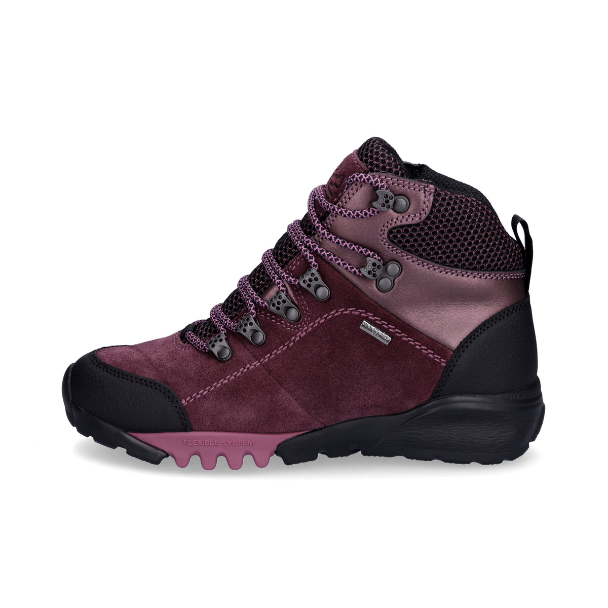 Waldläufer Women's Lace-up Boot Amiata Bordeaux