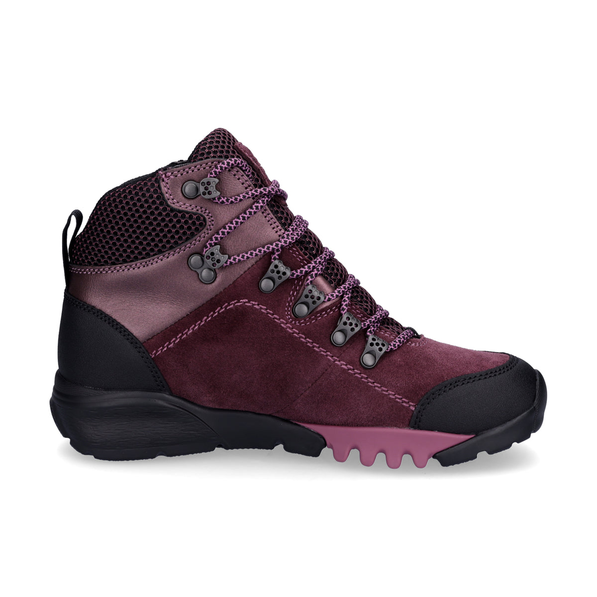Waldläufer Women's Lace-up Boot Amiata Bordeaux