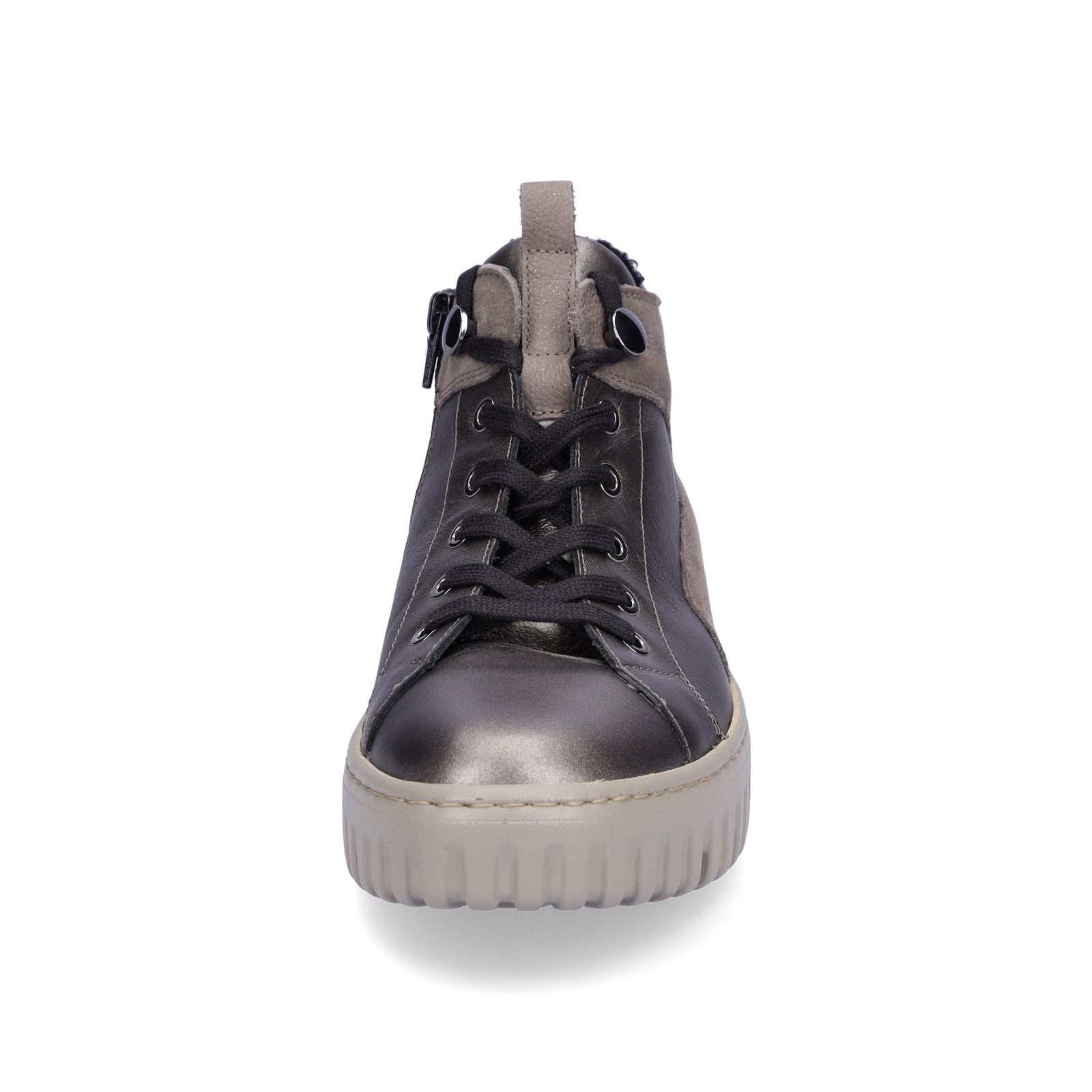 Waldläufer Damen Stiefelette Livia taupe metallic