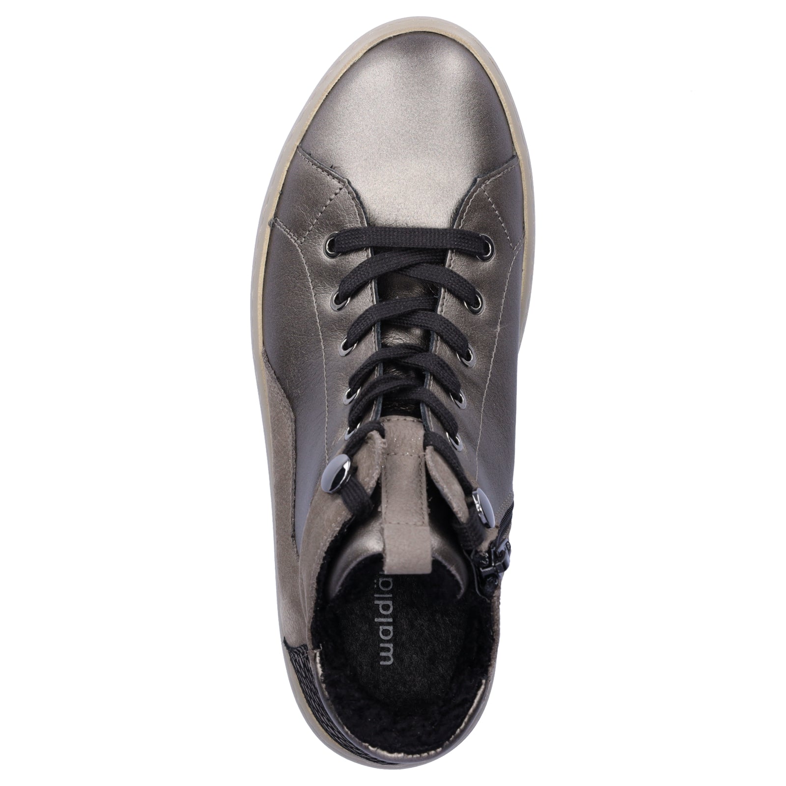 Waldläufer Damen Stiefelette Livia taupe metallic
