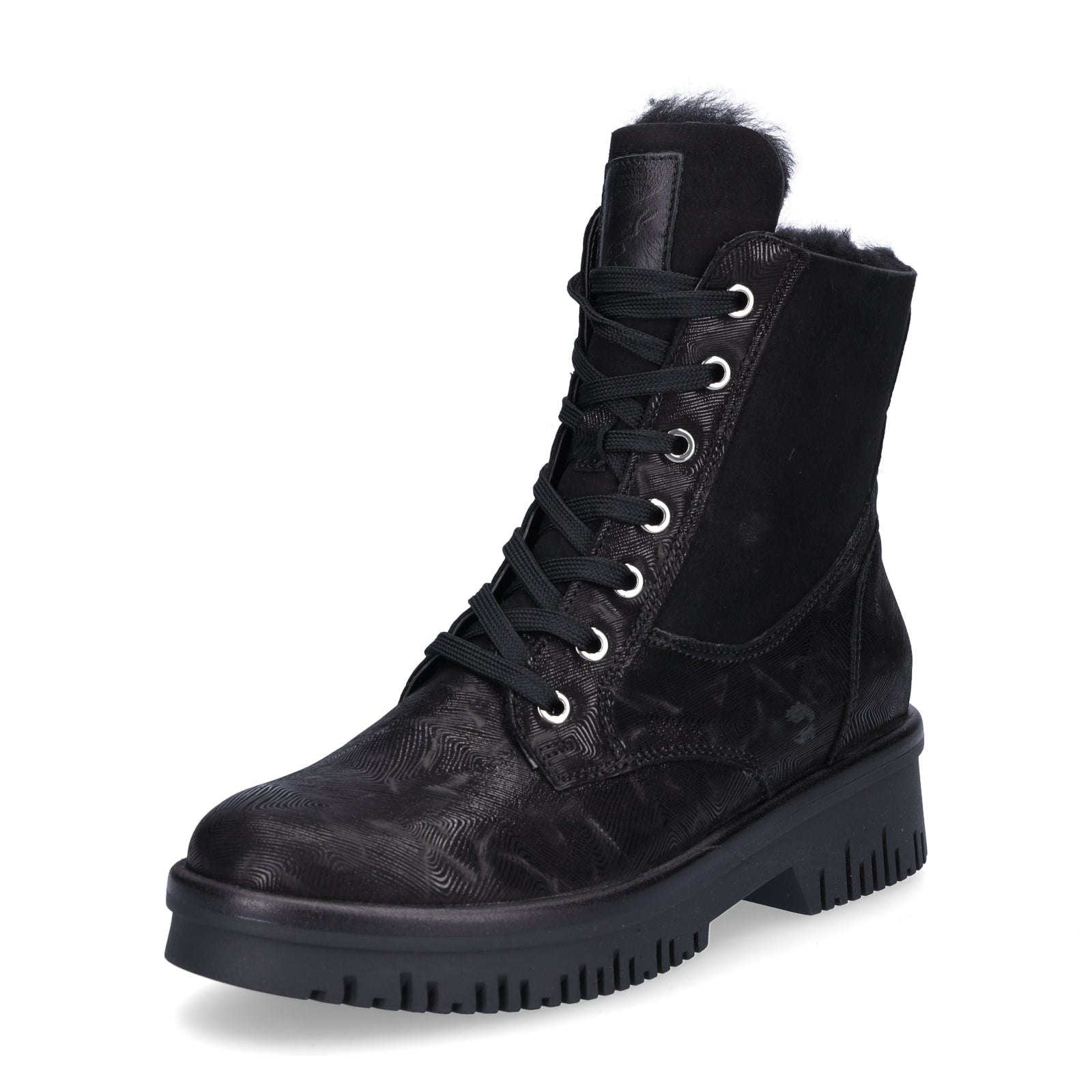 Waldläufer Damen Stiefelette Alea schwarz