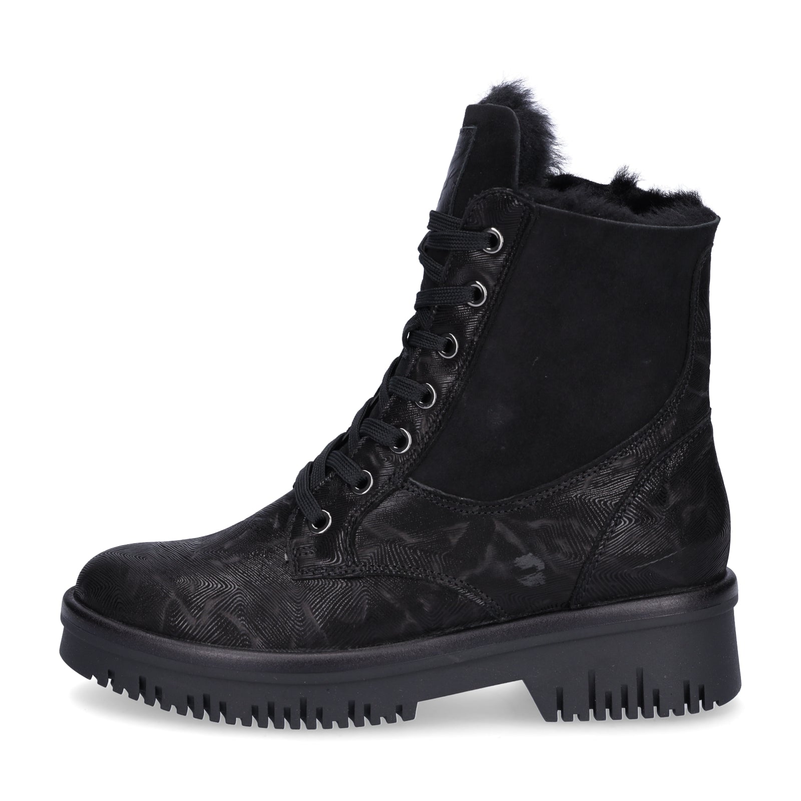 Waldläufer Damen Stiefelette Alea schwarz