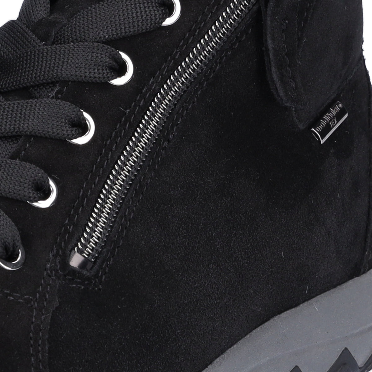 Waldläufer Women's Lace-up Boot Teresa black