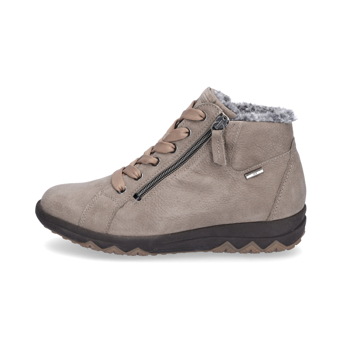 Waldläufer Damen Schnürboot Teresa taupe