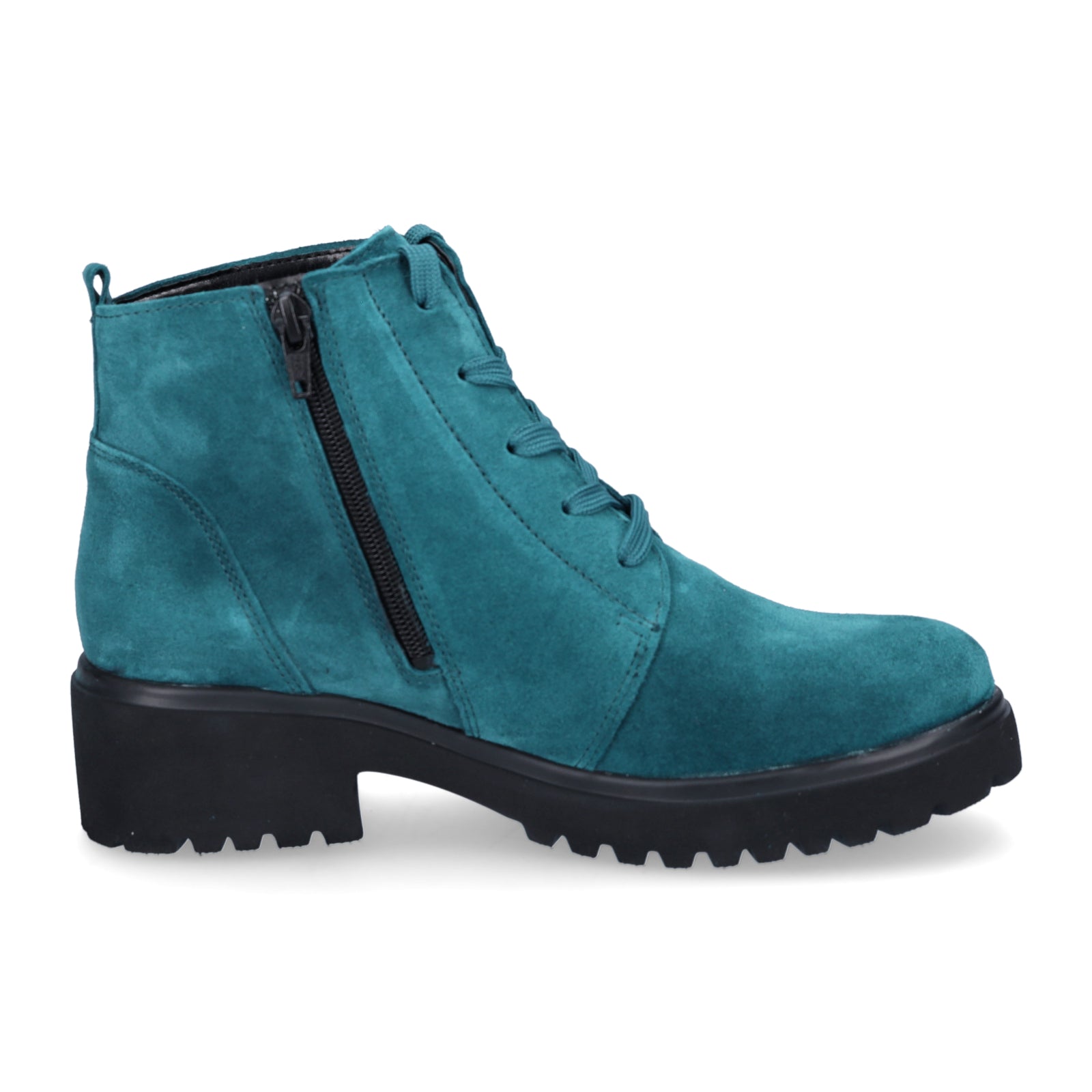 Waldläufer Damen Schnürstiefelette Luise blau