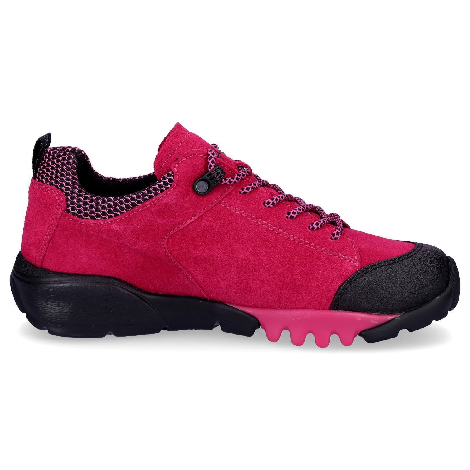Waldläufer Damen Leder Schnürschuh Amiata pink