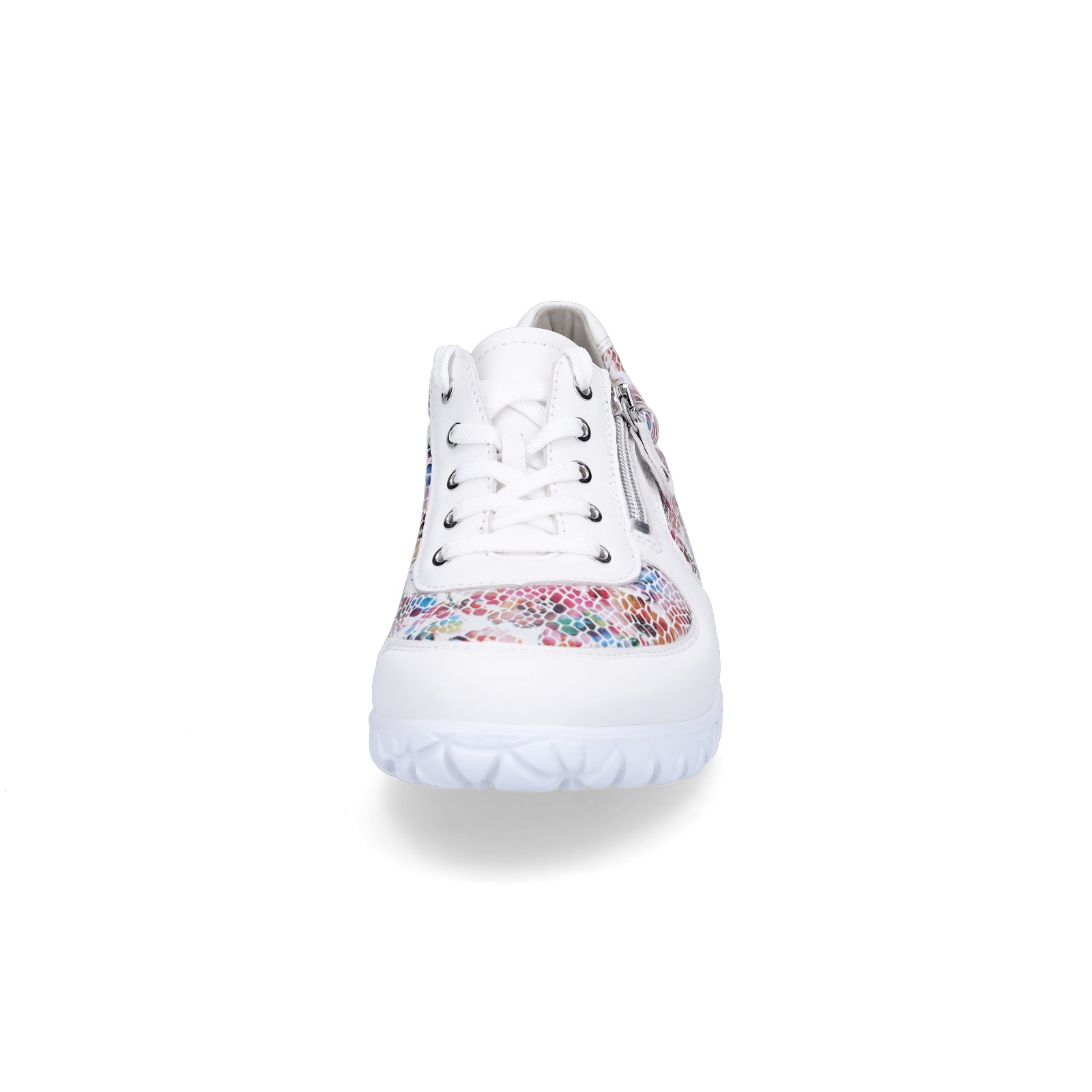 Waldläufer Damen Schnürschuh Havy weiß multi
