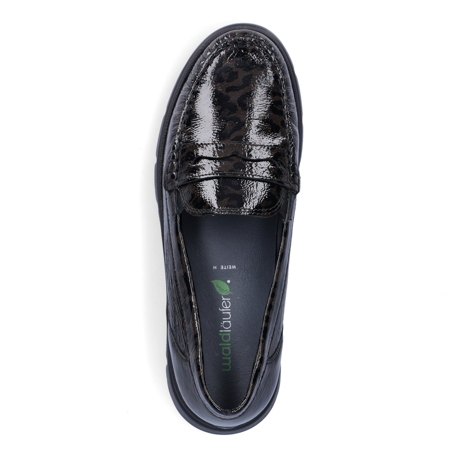 Waldläufer Damen Slipper Pina grau leo