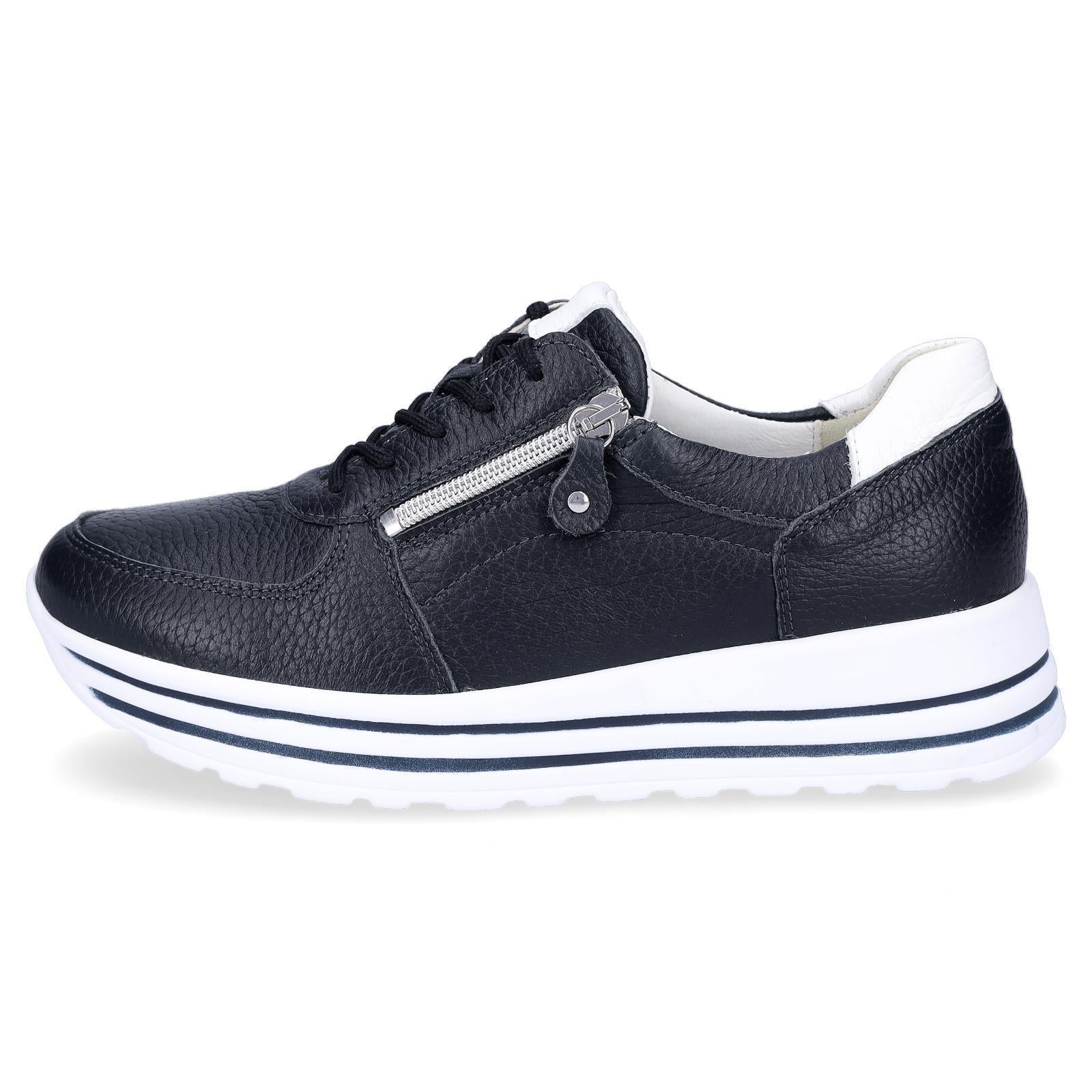 Waldläufer women's leather sneakers blue