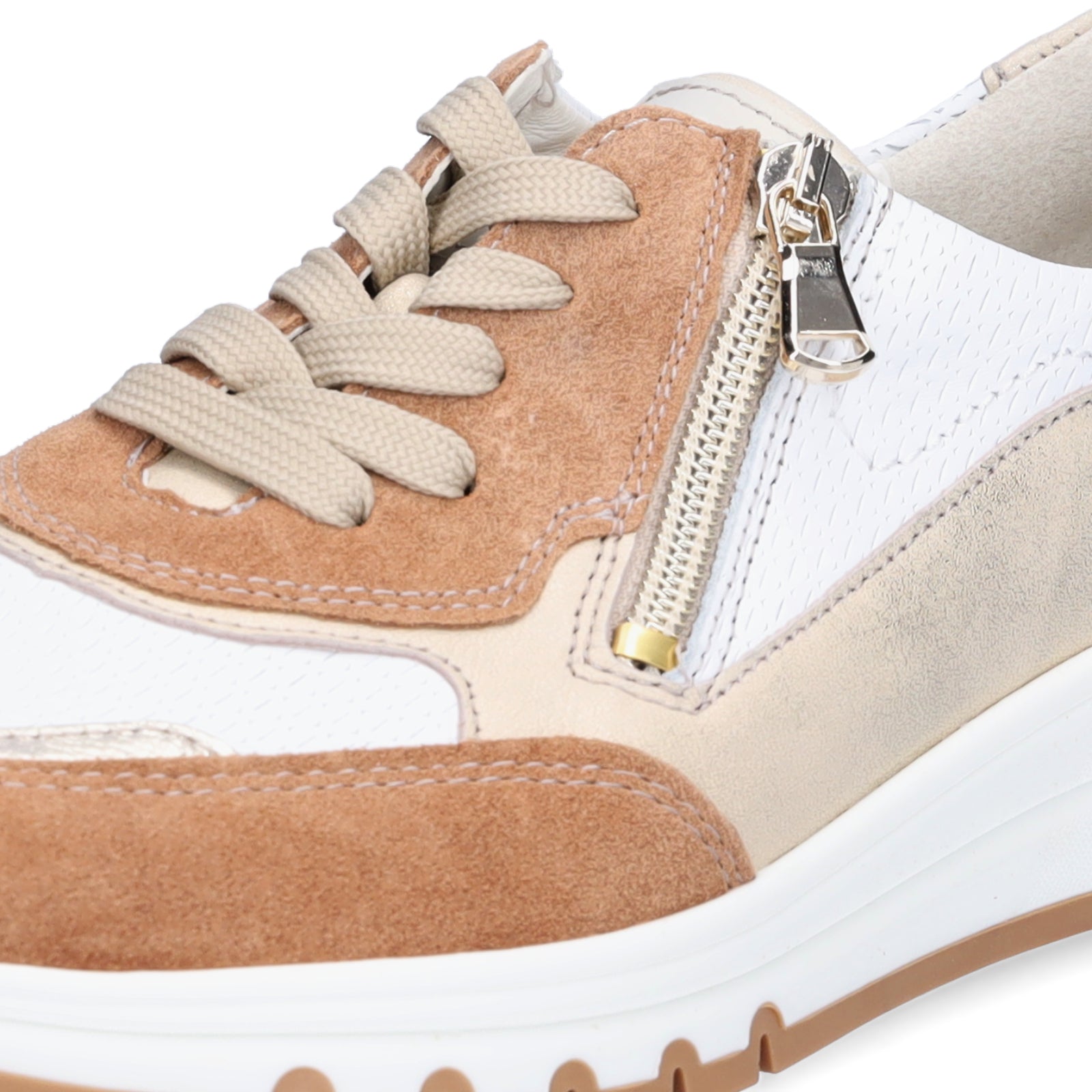 Waldläufer Damen Sneaker H-April braun weiß
