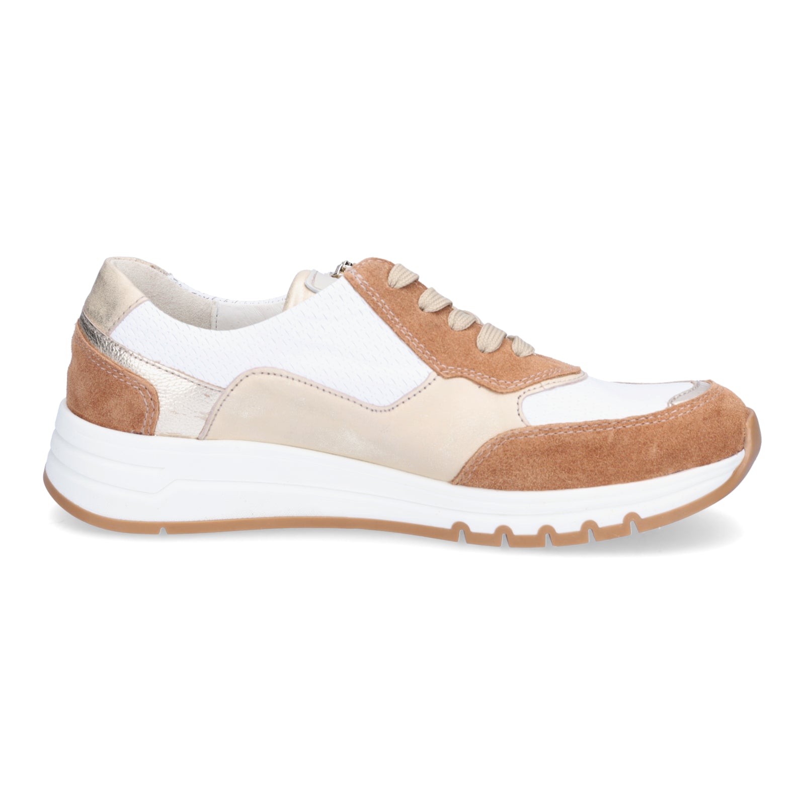 Waldläufer Damen Sneaker H-April braun weiß